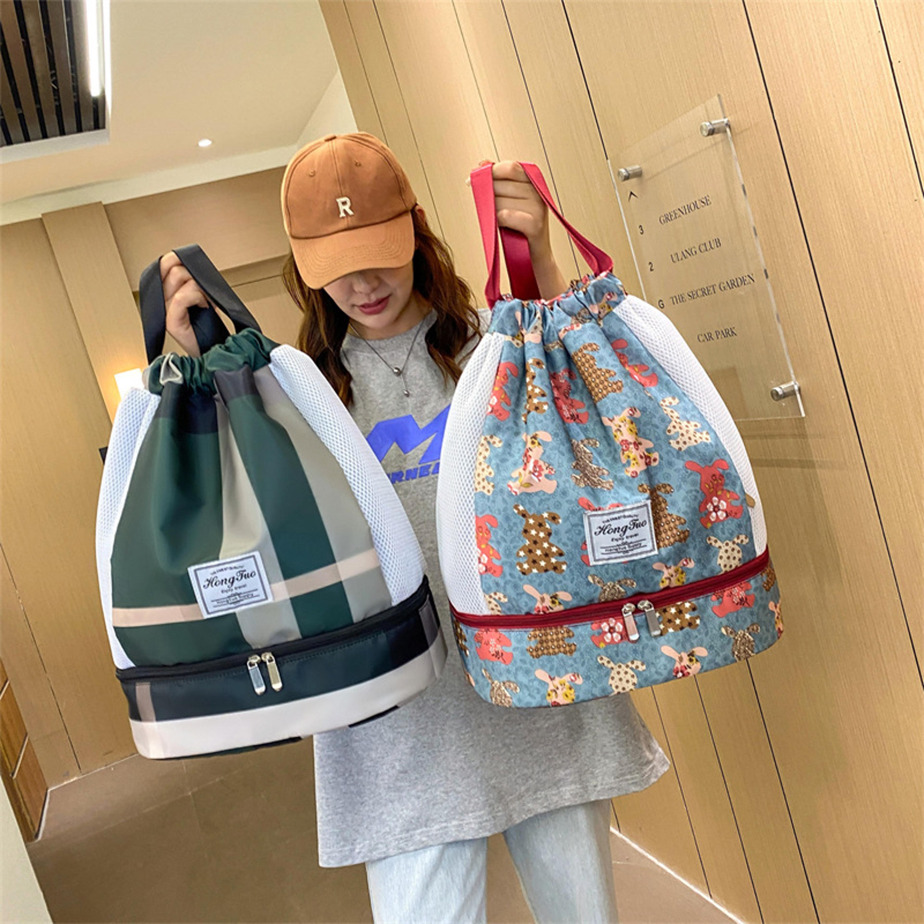 waterproof fitness bag with dry wet separation sports equipment backpack for women