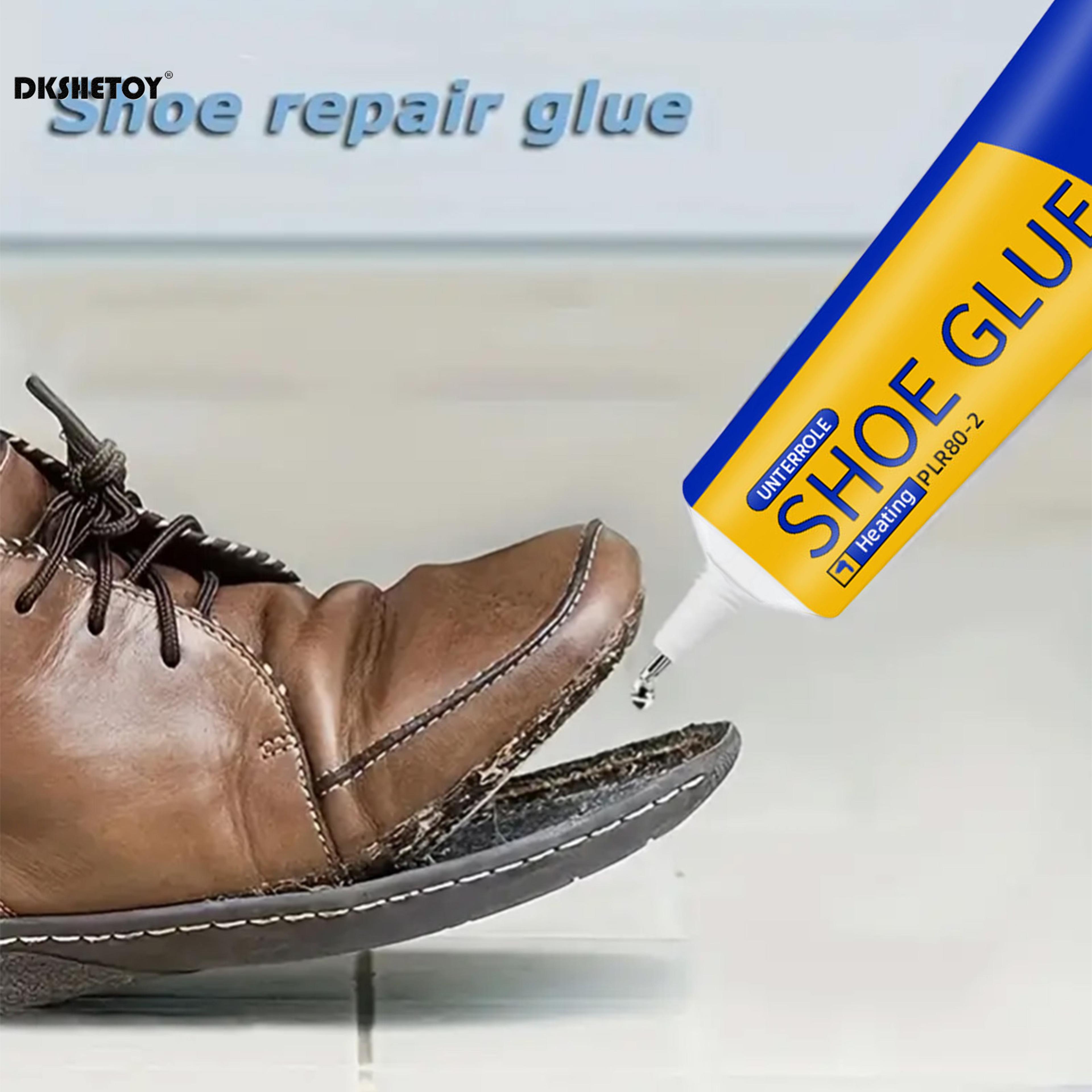 super strong waterproof shoe glue for fast sneaker and boot repairs diy leather & fabric adhesive