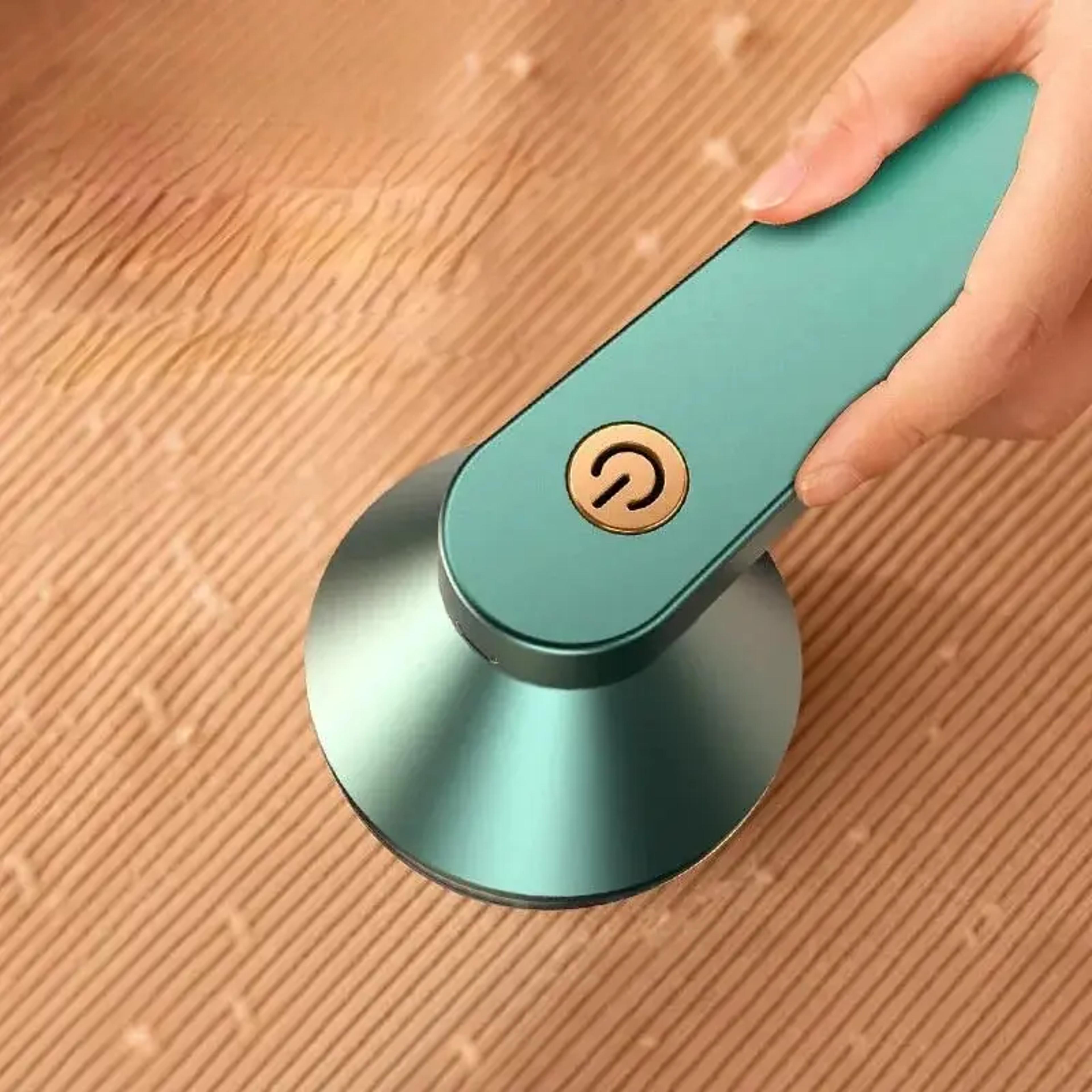 electric lint remover & hairball trimmer usb rechargeable portable fabric shaver with blades