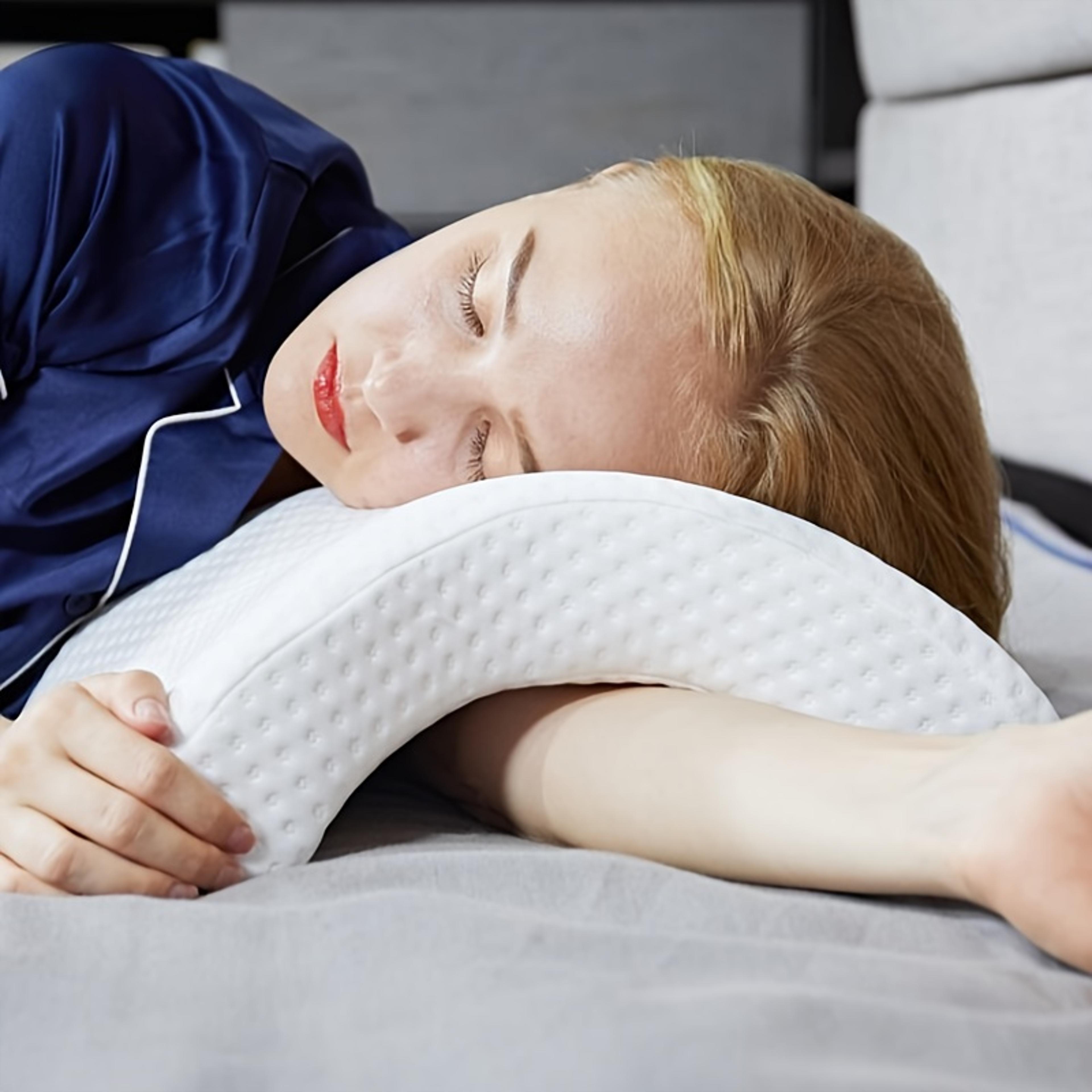 memory foam pillow pressure relief cuddle pillow for couples slow rebound and comfortable travel cushion