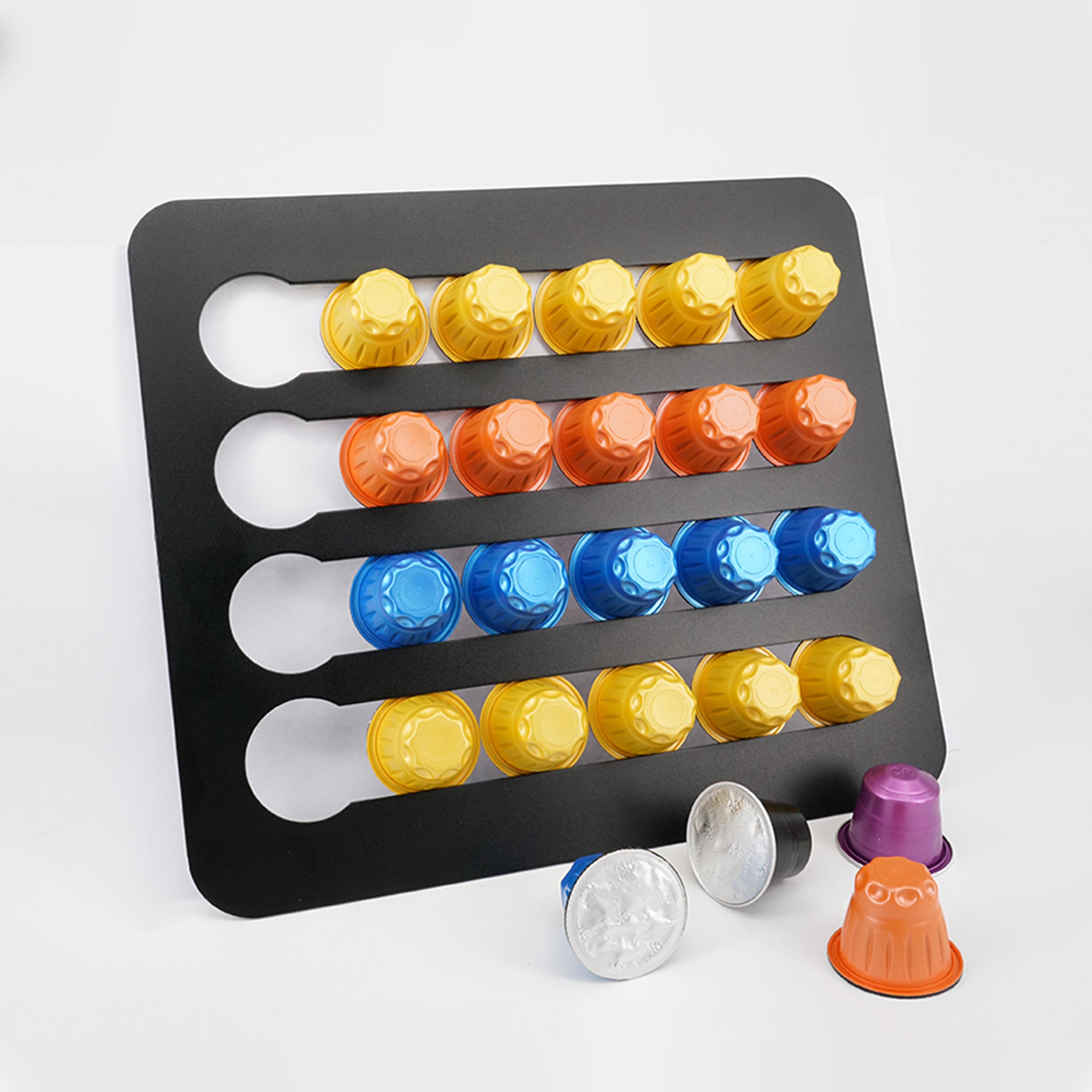 nespresso coffee pod holder stand rotatable tower rack for easy coffee capsule storage