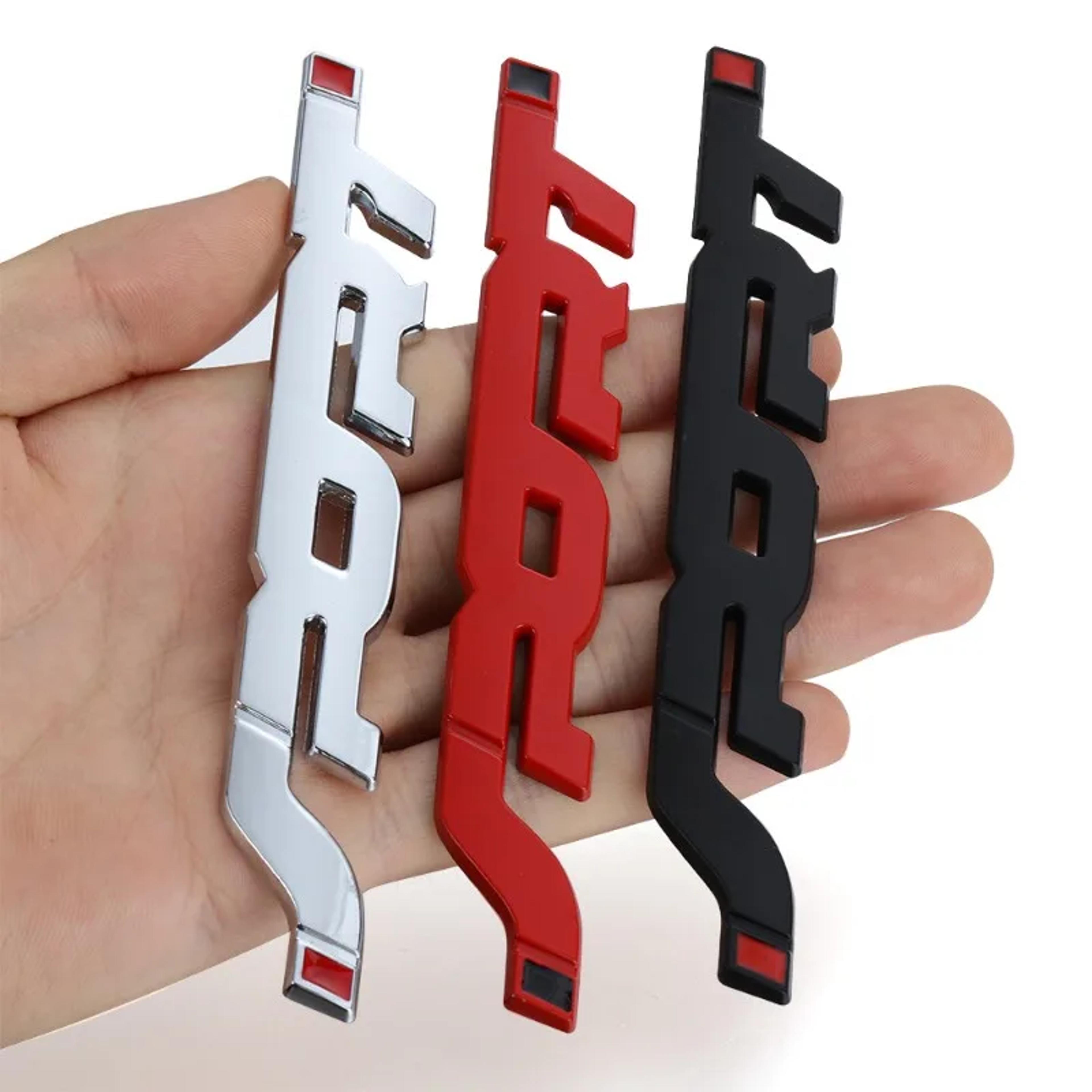 racing sport metal car trunk emblem badge premium chrome auto logo sticker