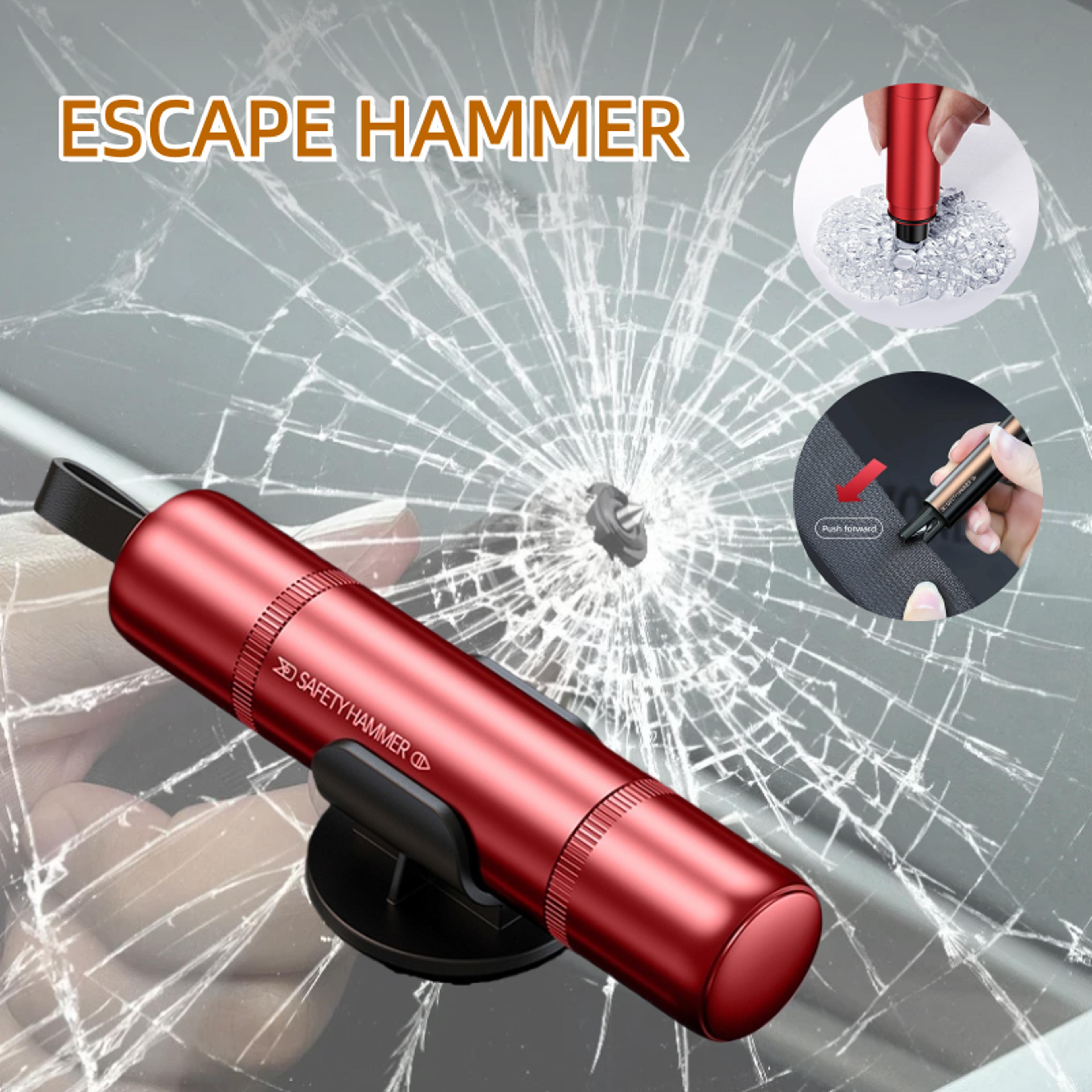 car escape tool window breaker & seatbelt cutter life saving vehicle safety hammer for emergencies