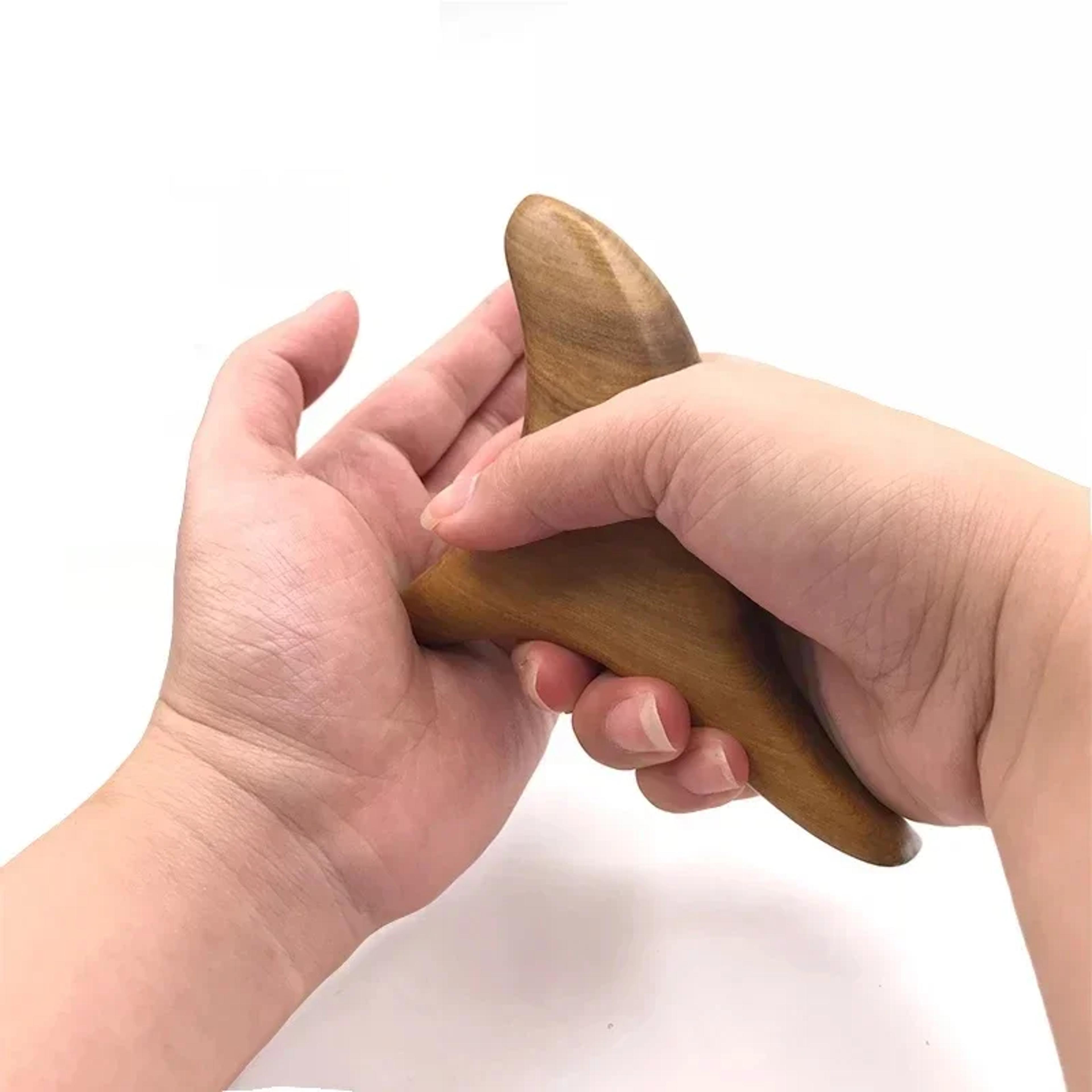 trigger point massage gua sha tool professional lymphatic drainage & wood therapy massage tool for back neck leg