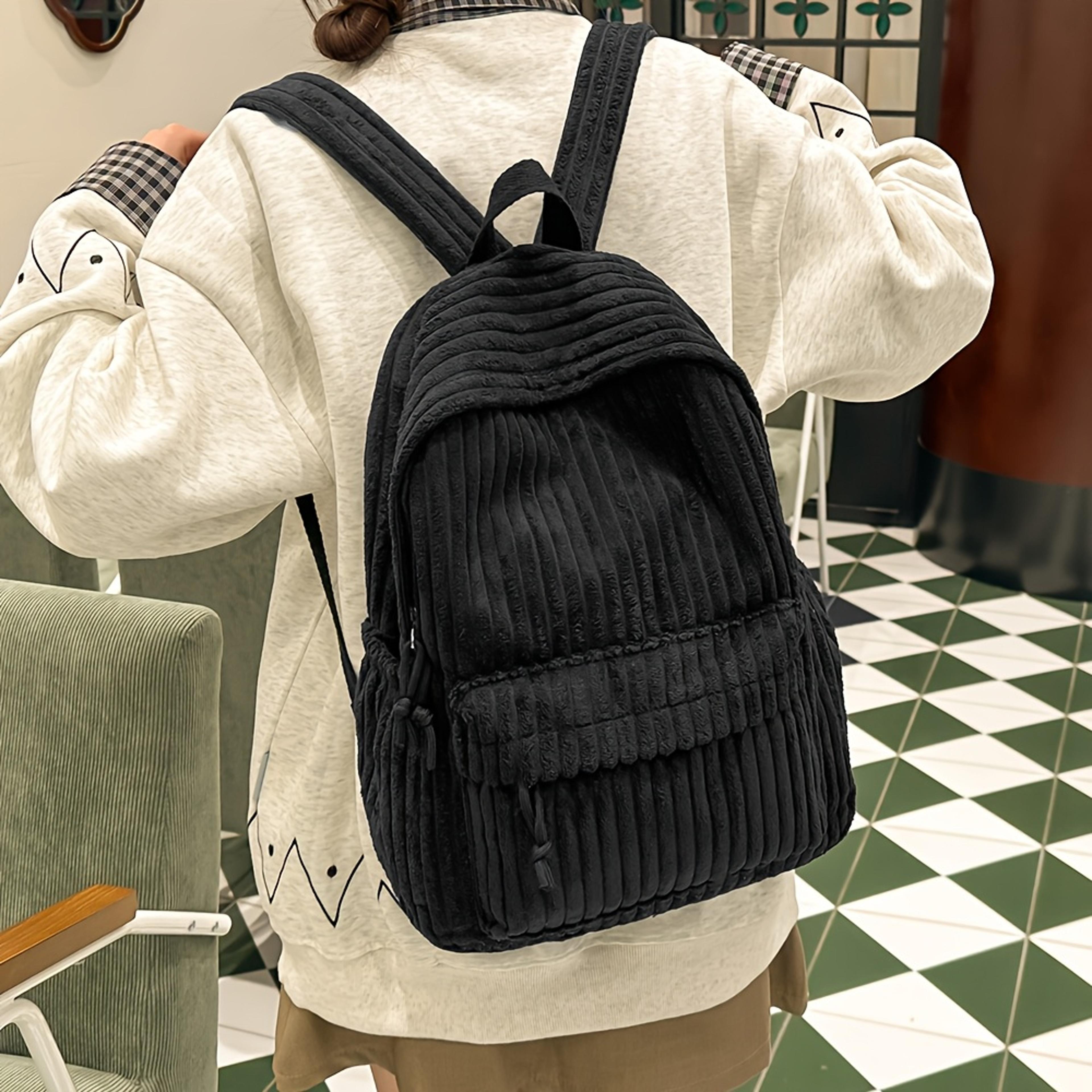 stylish womens versatile backpack large capacity travel & student backpack for commuting