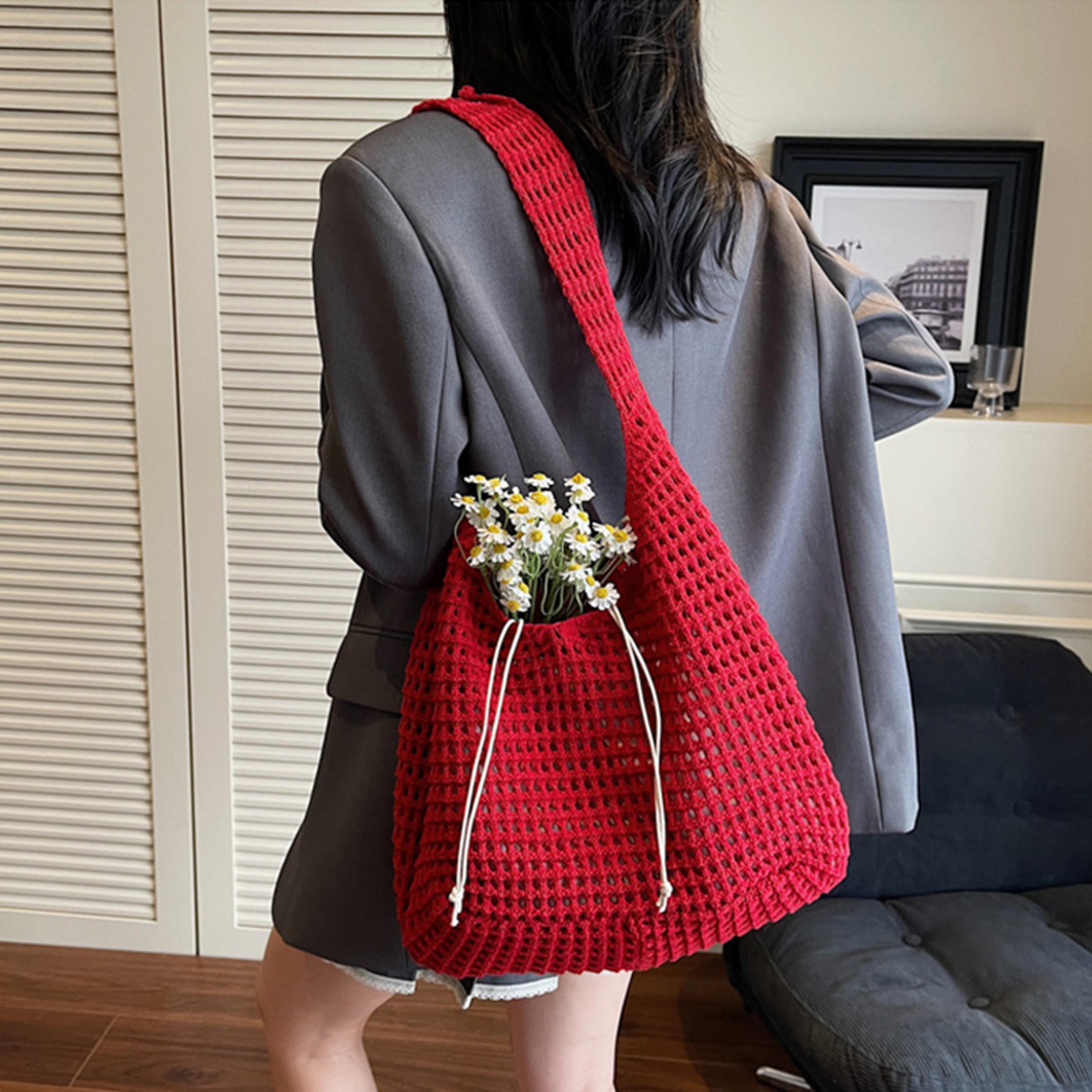 chic large capacity woven straw tote bag for women stylish shoulder bag for casual beach and shopping