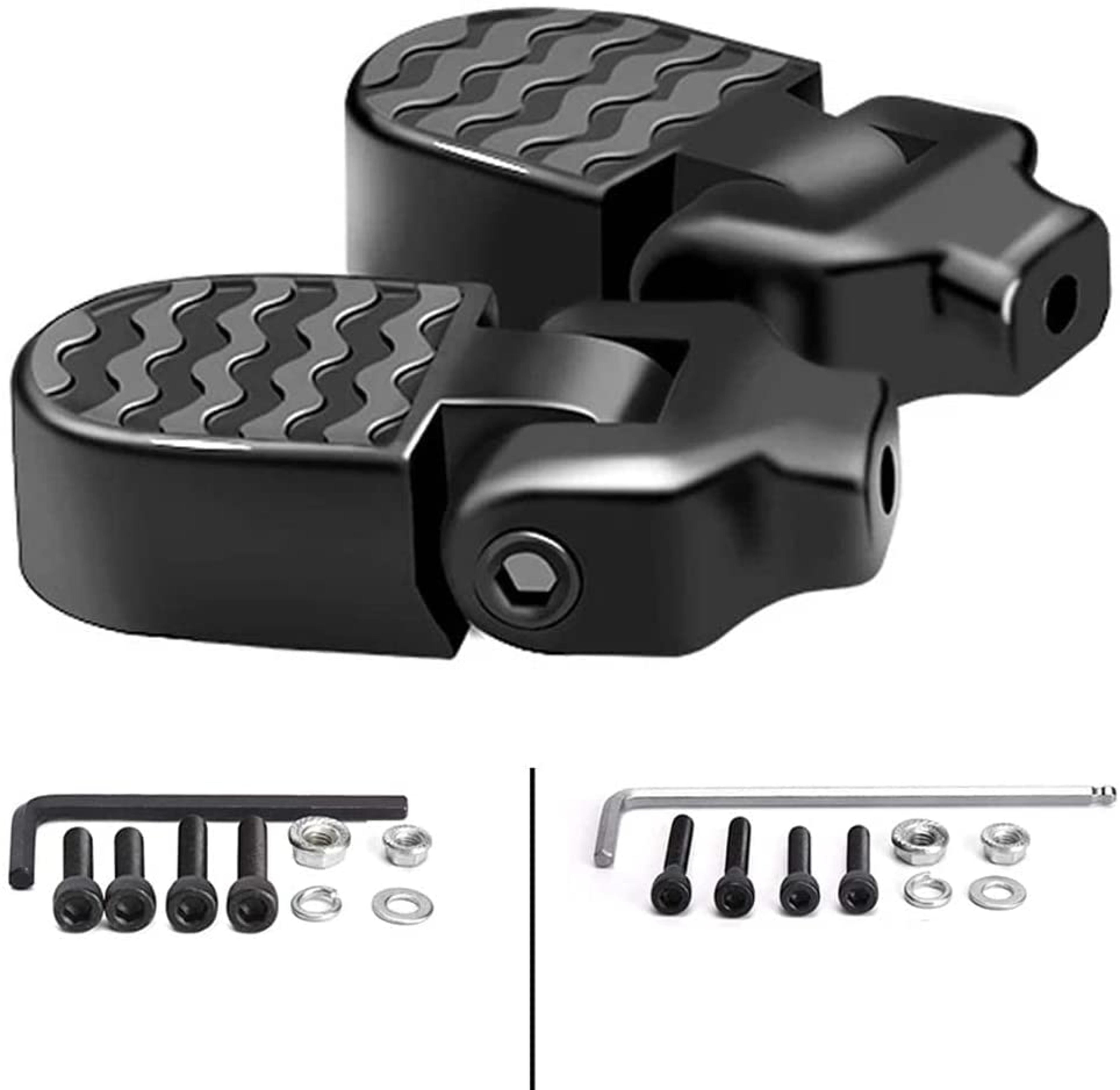 folding aluminium alloy bicycle rear pedals non slip quick release bike foot rest pegs