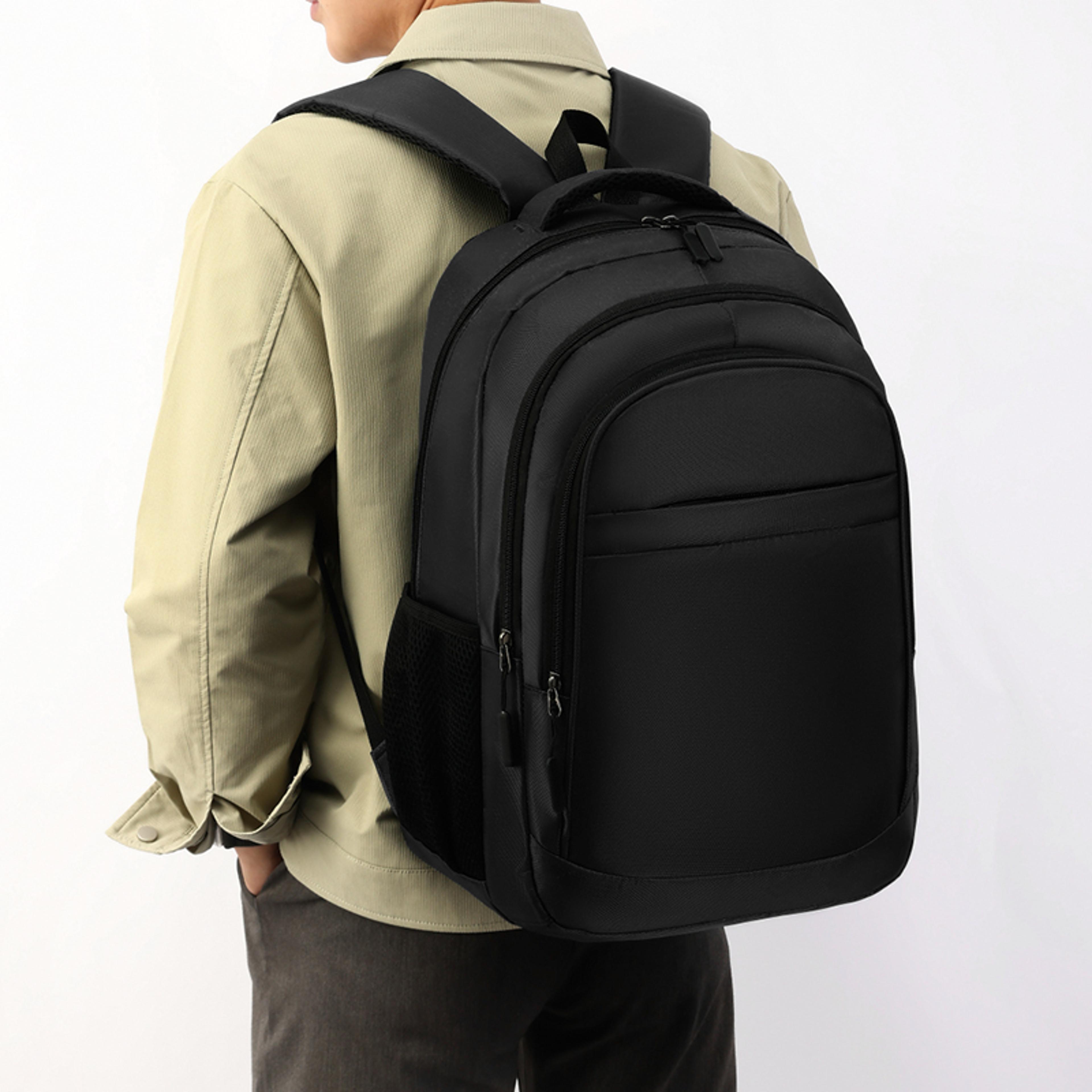 large capacity laptop backpack with tablet pocket anti fading technology