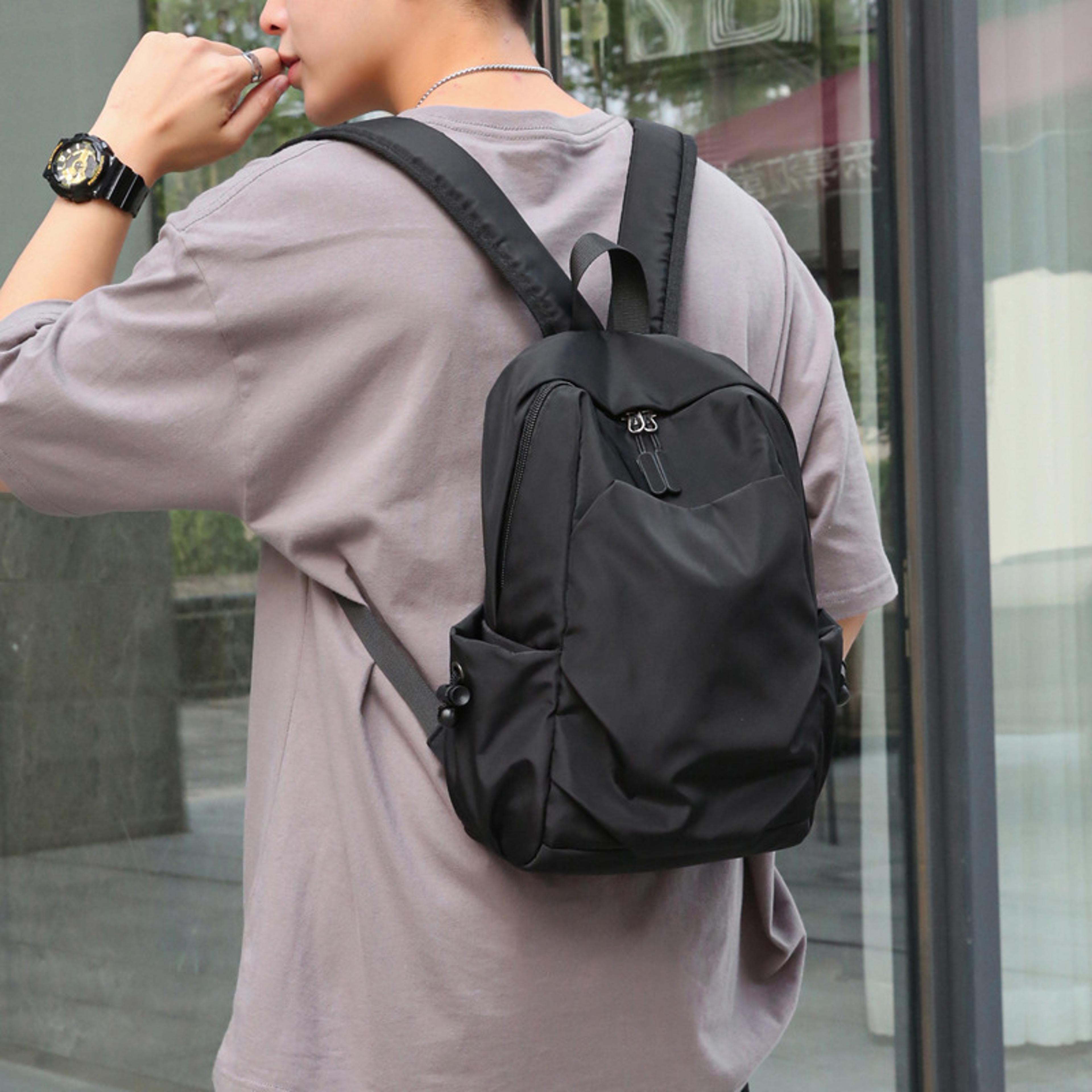 urbanlite mini mens backpack canvas waterproof small travel daypack for school sports & everyday carry