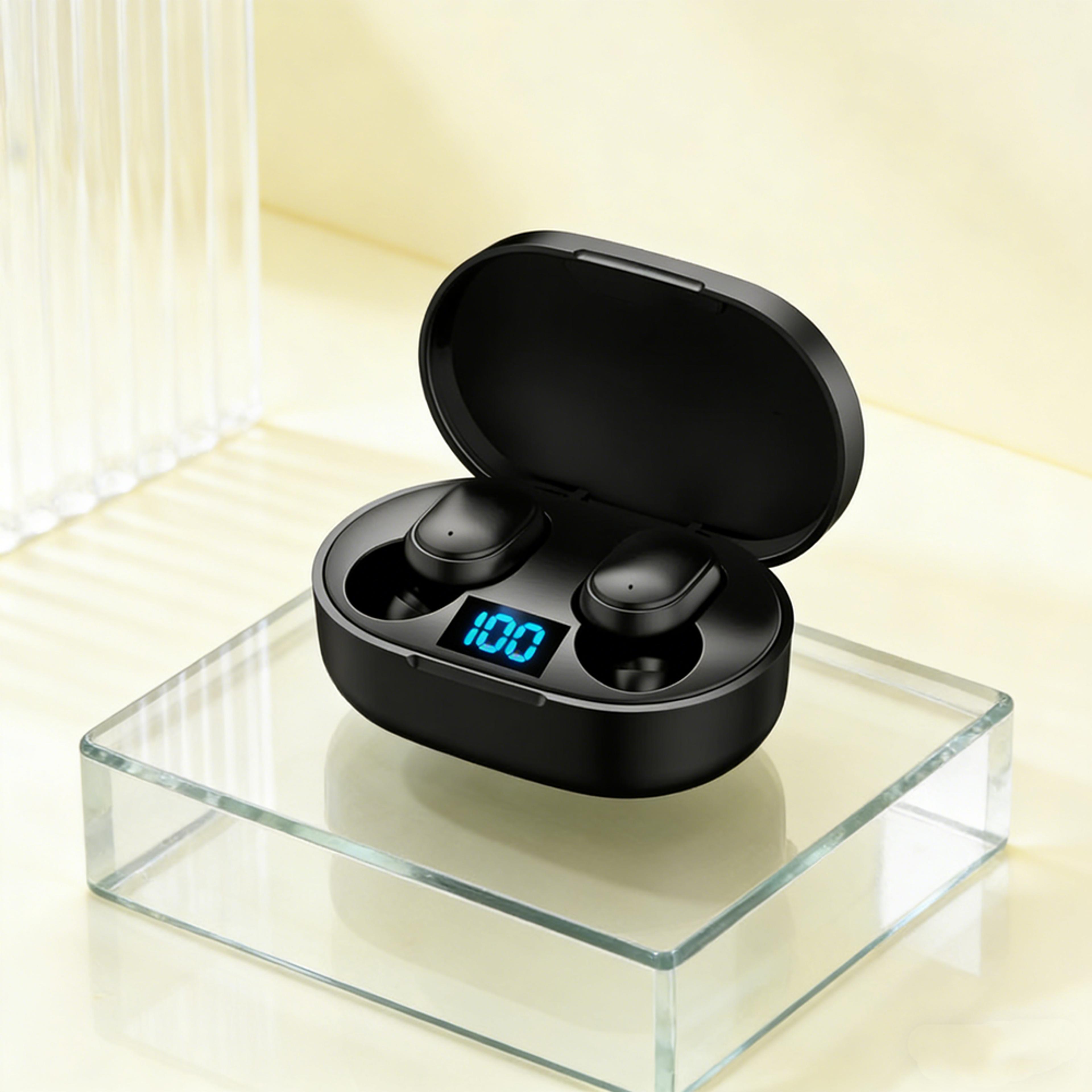 tws bluetooth earphones wireless noise cancelling headset with microphone comfortable and clear sound