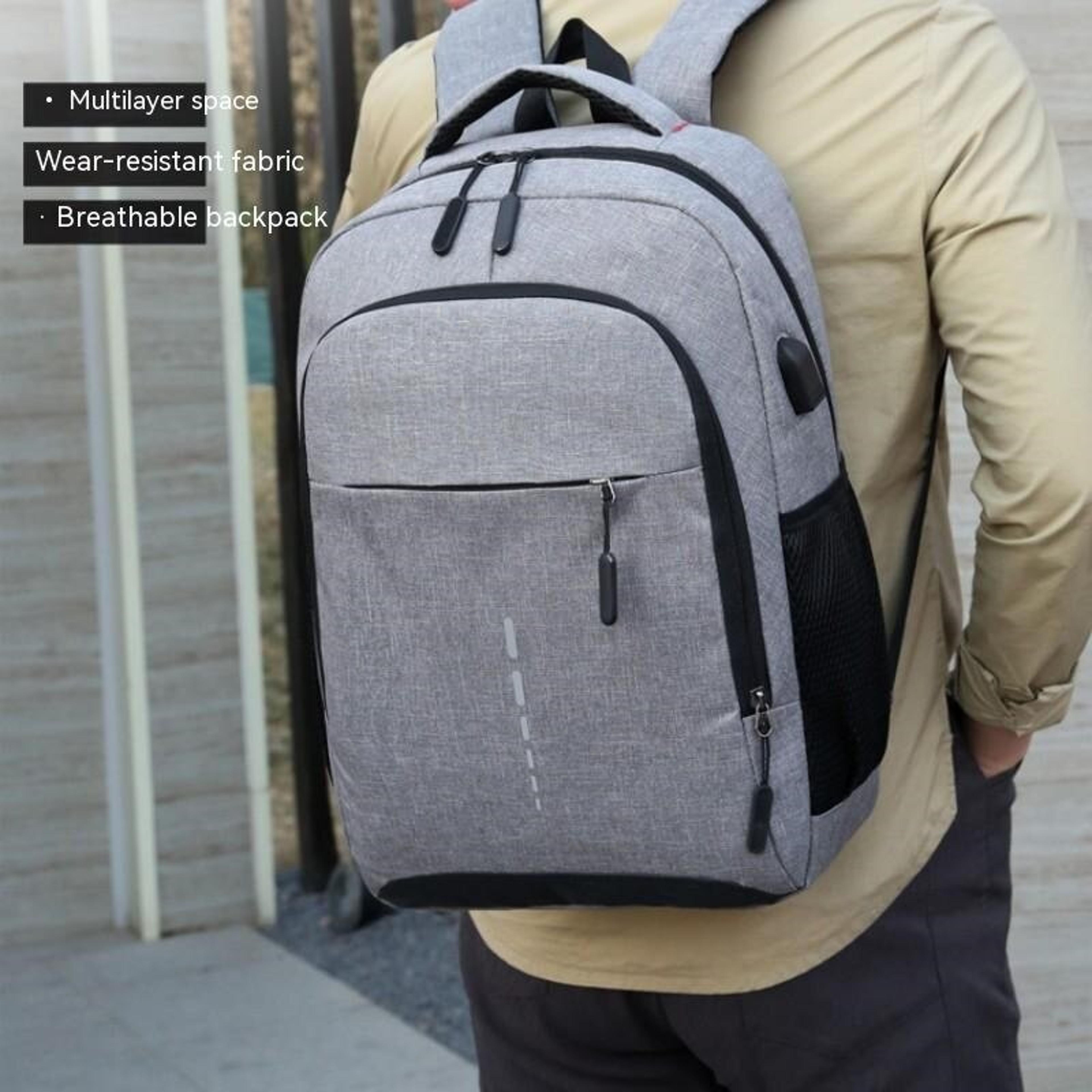 large capacity fashion backpack for men and women stylish travel student and laptop bag
