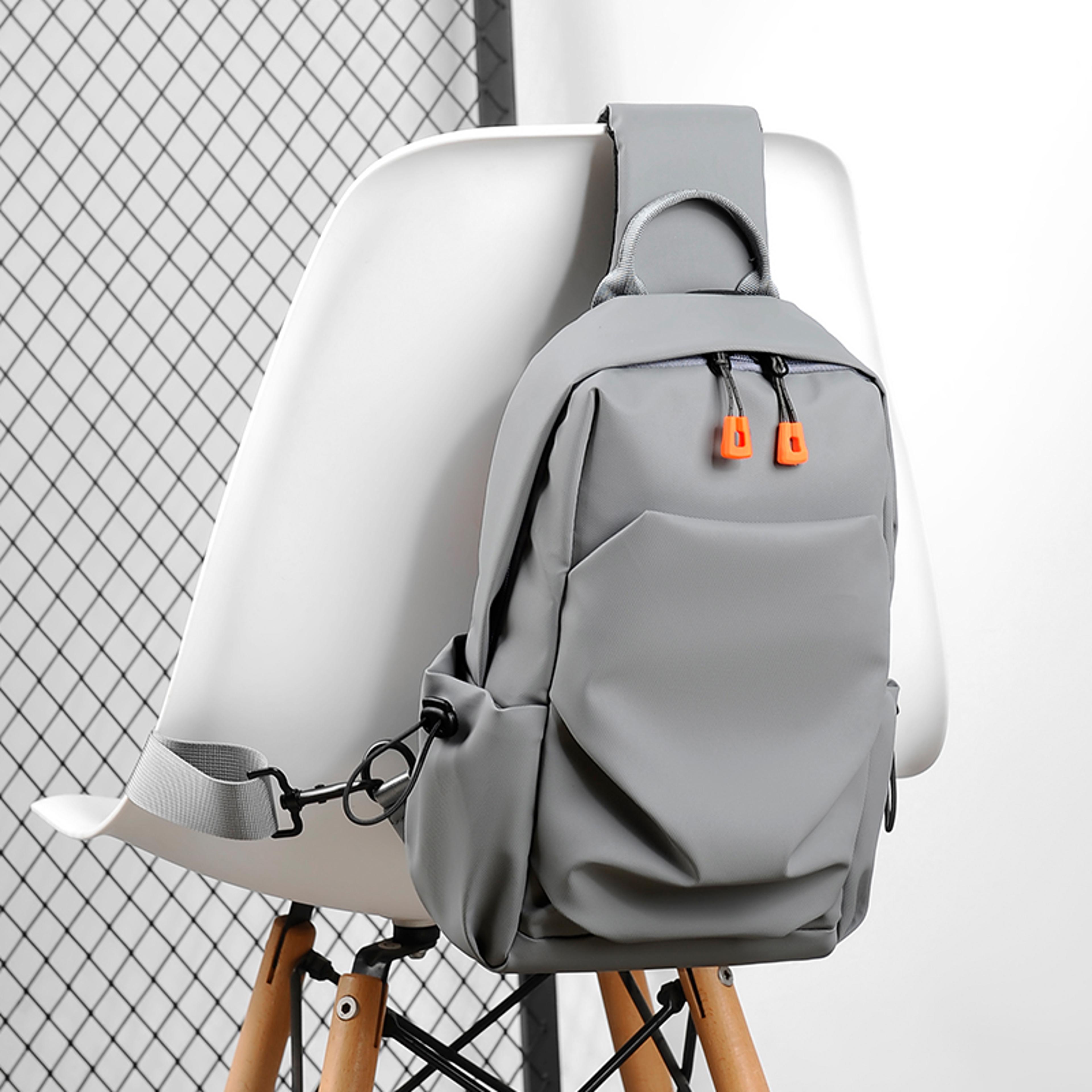 multifunctional waterproof mens crossbody bag trendy durable and stylish.