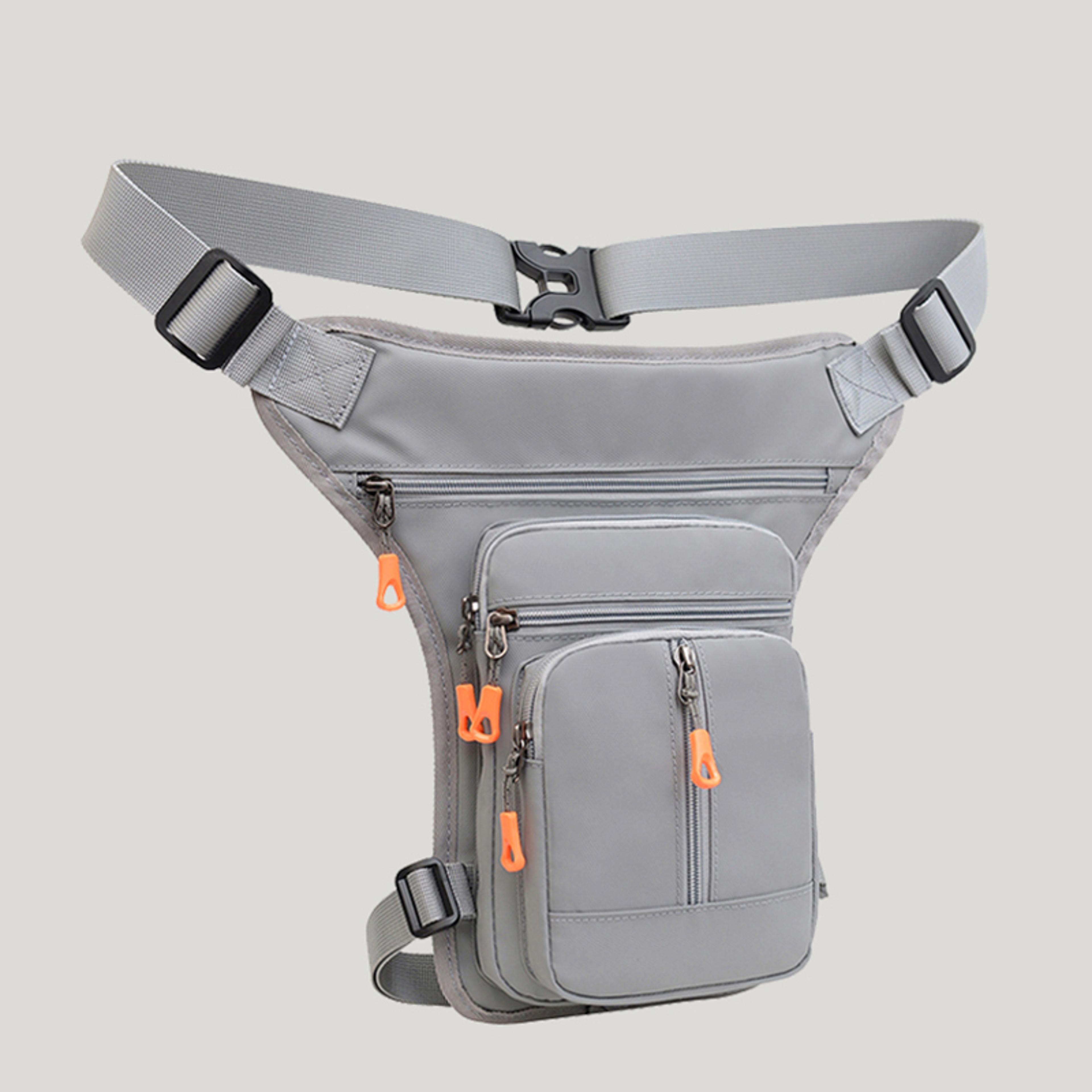tactical motorcycle leg side crossbody bag for riders unisex waist bag