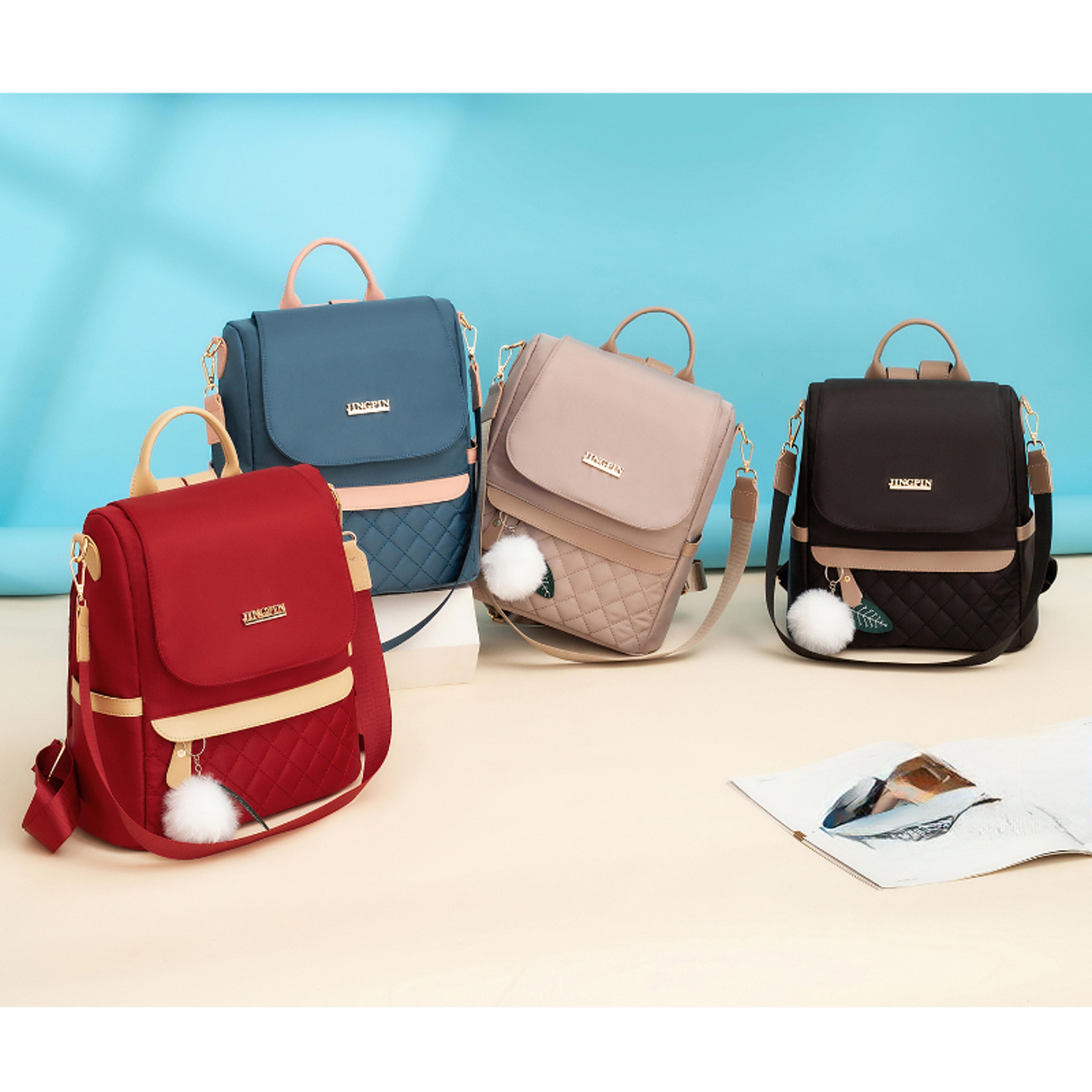 elegance convertible womens fashion backpack versatile daily shoulder bag
