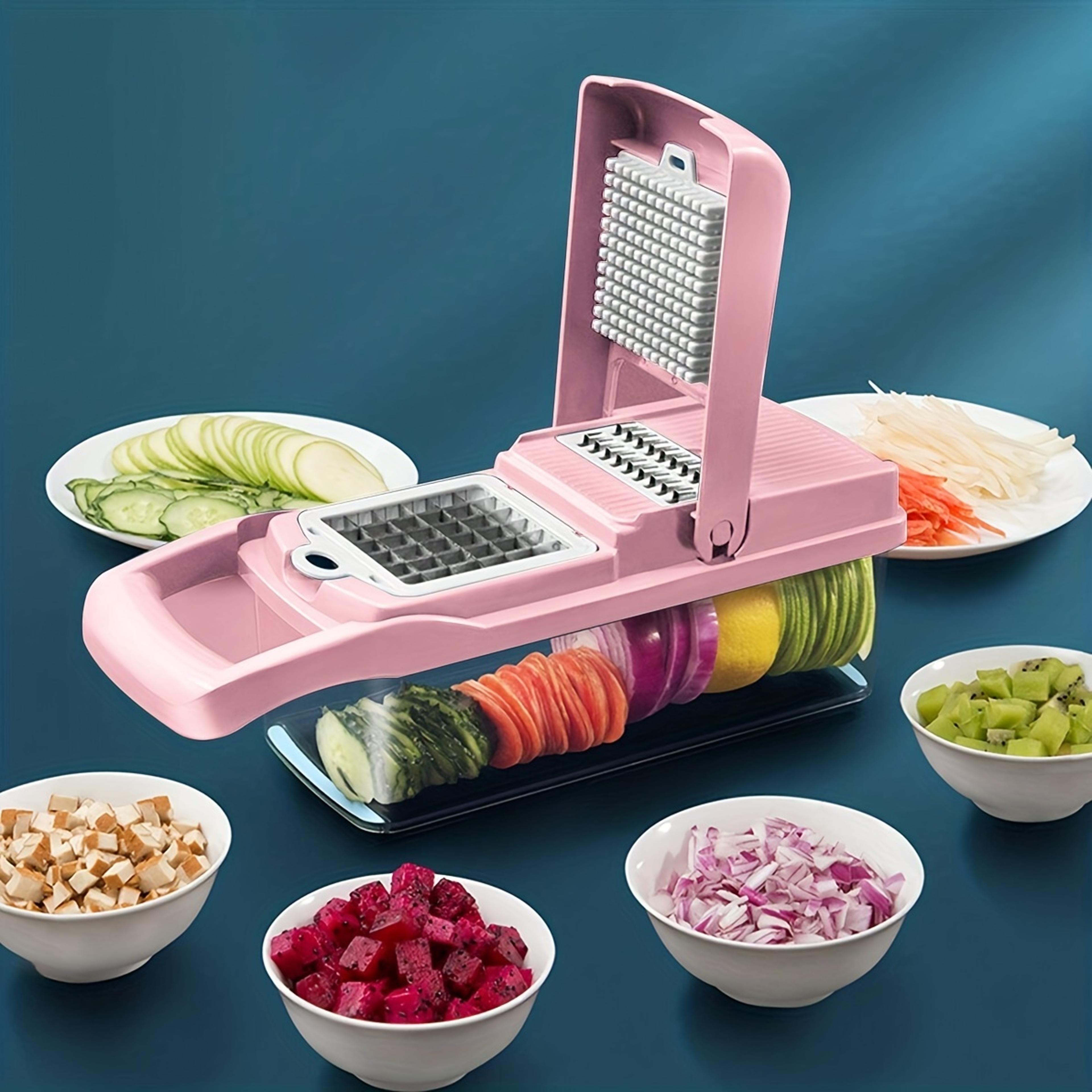 professional vegetable chopper with container multifunctional onion chopper & slicer