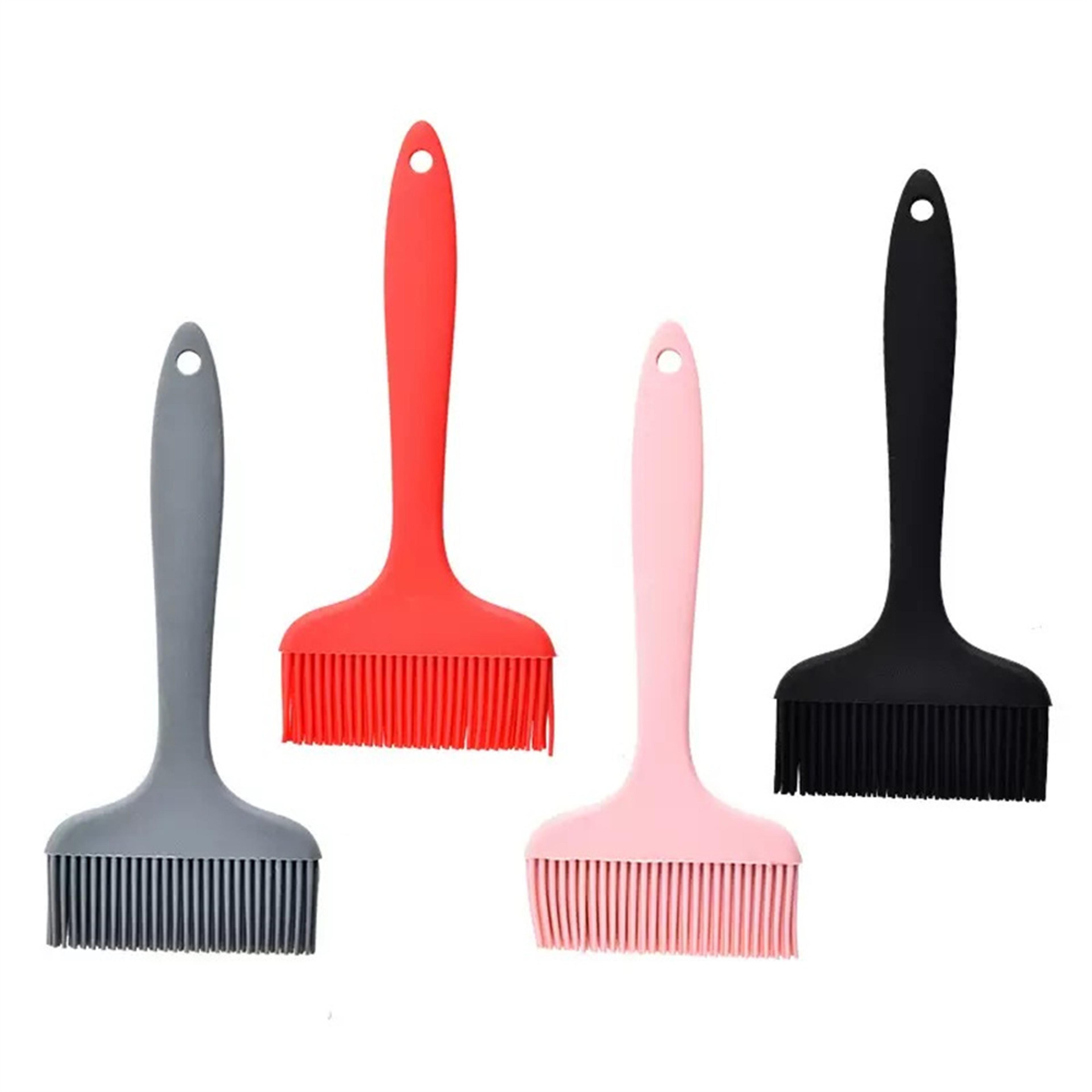 premium silicone pastry brush for baking grilling and cooking ideal for oil, butter and barbecue sauces