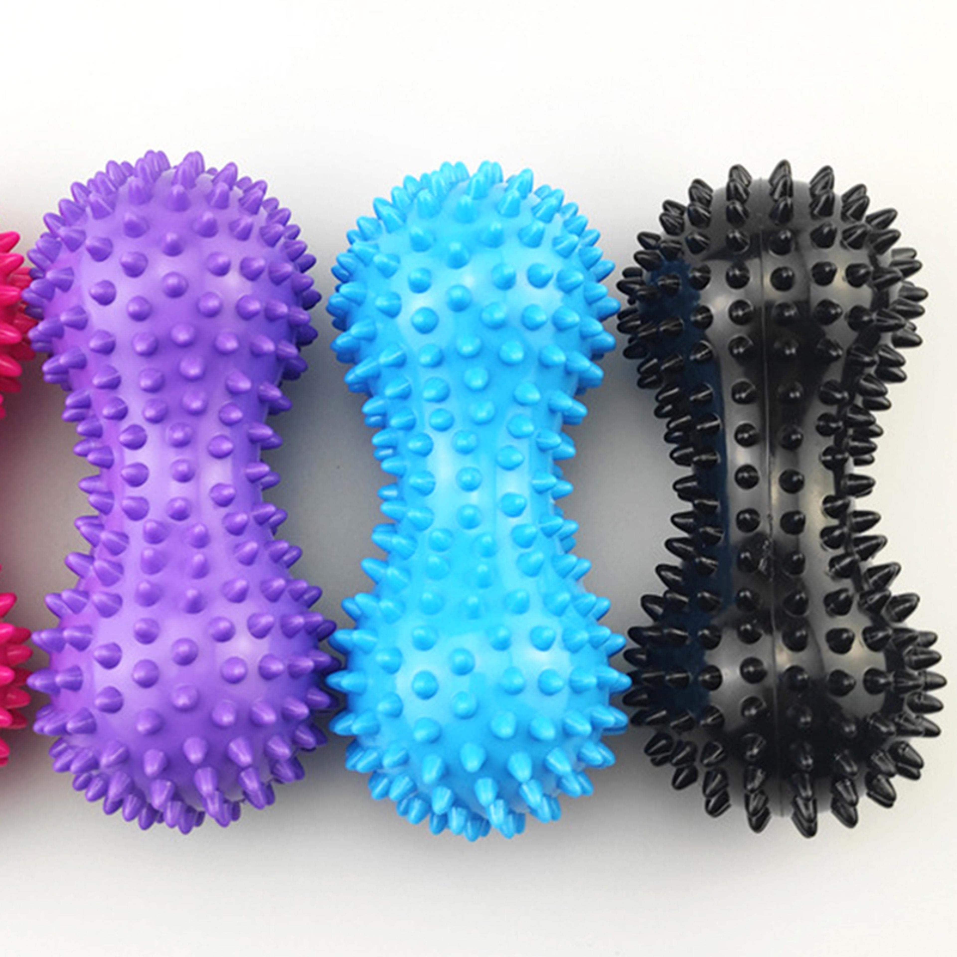 spiky massage ball set for deep tissue myofascial release and trigger point therapy