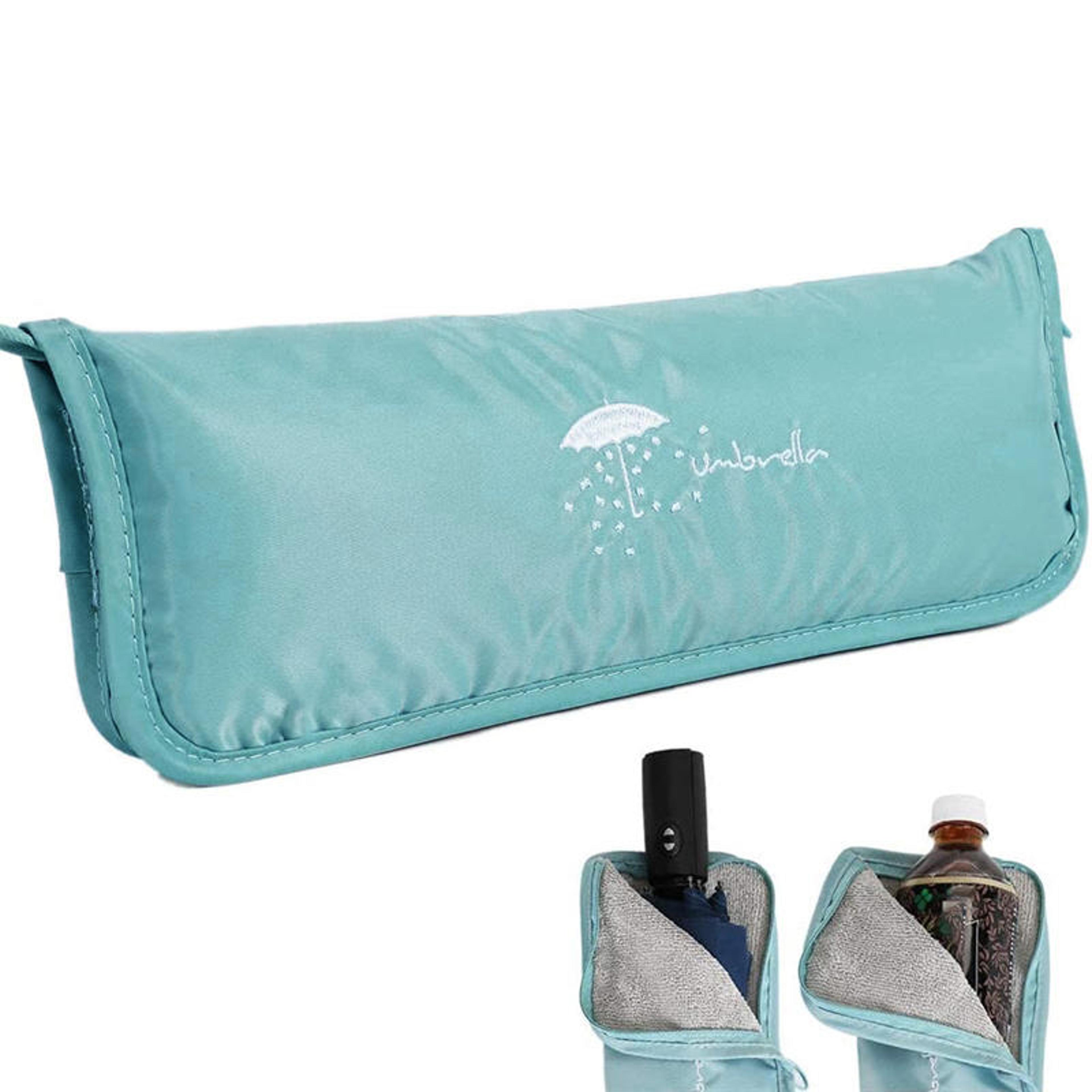 compact waterproof folding umbrella storage bag portable travel organizer