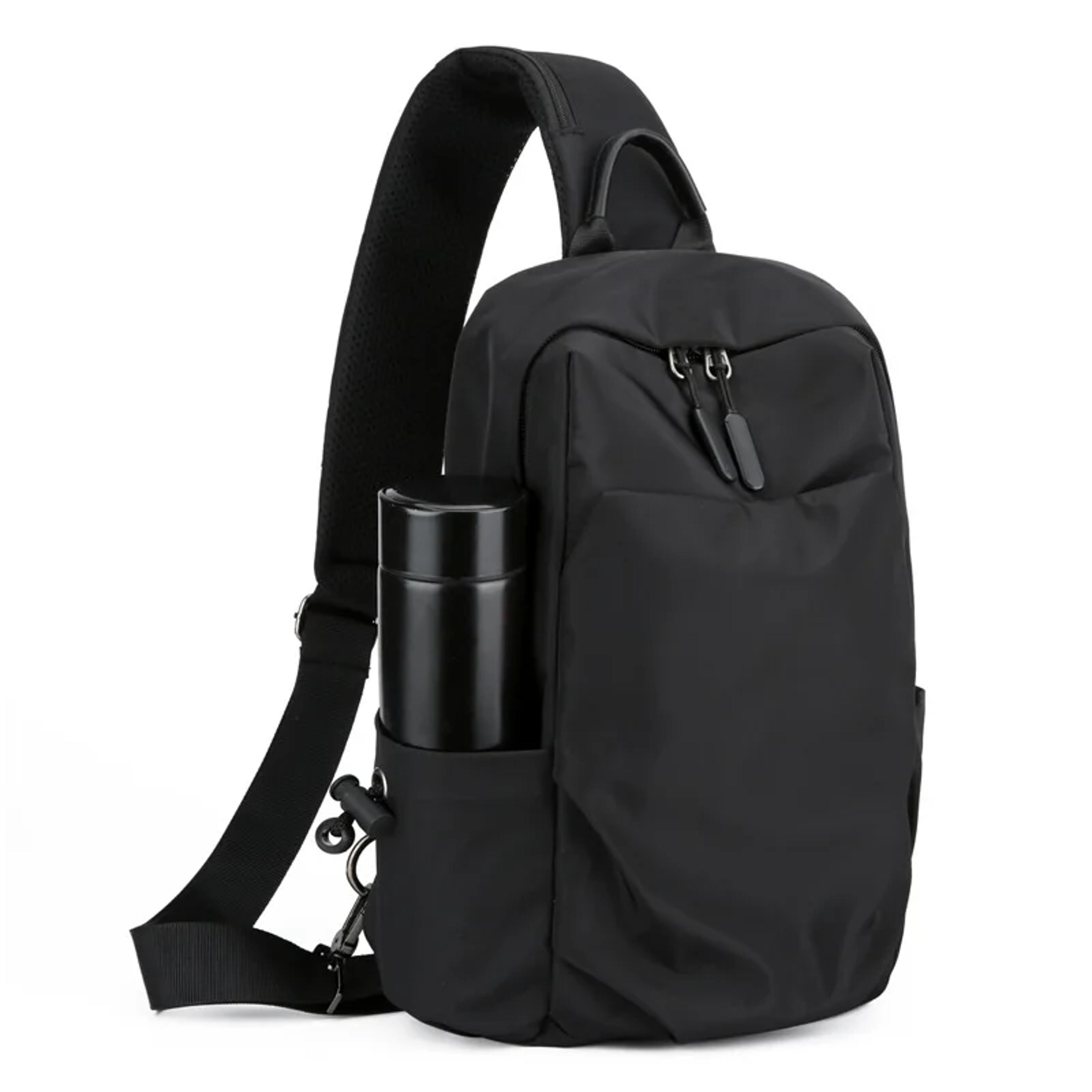 mens large canvas crossbody chest bag oxford cloth designer sling bag for casual sports and everyday use