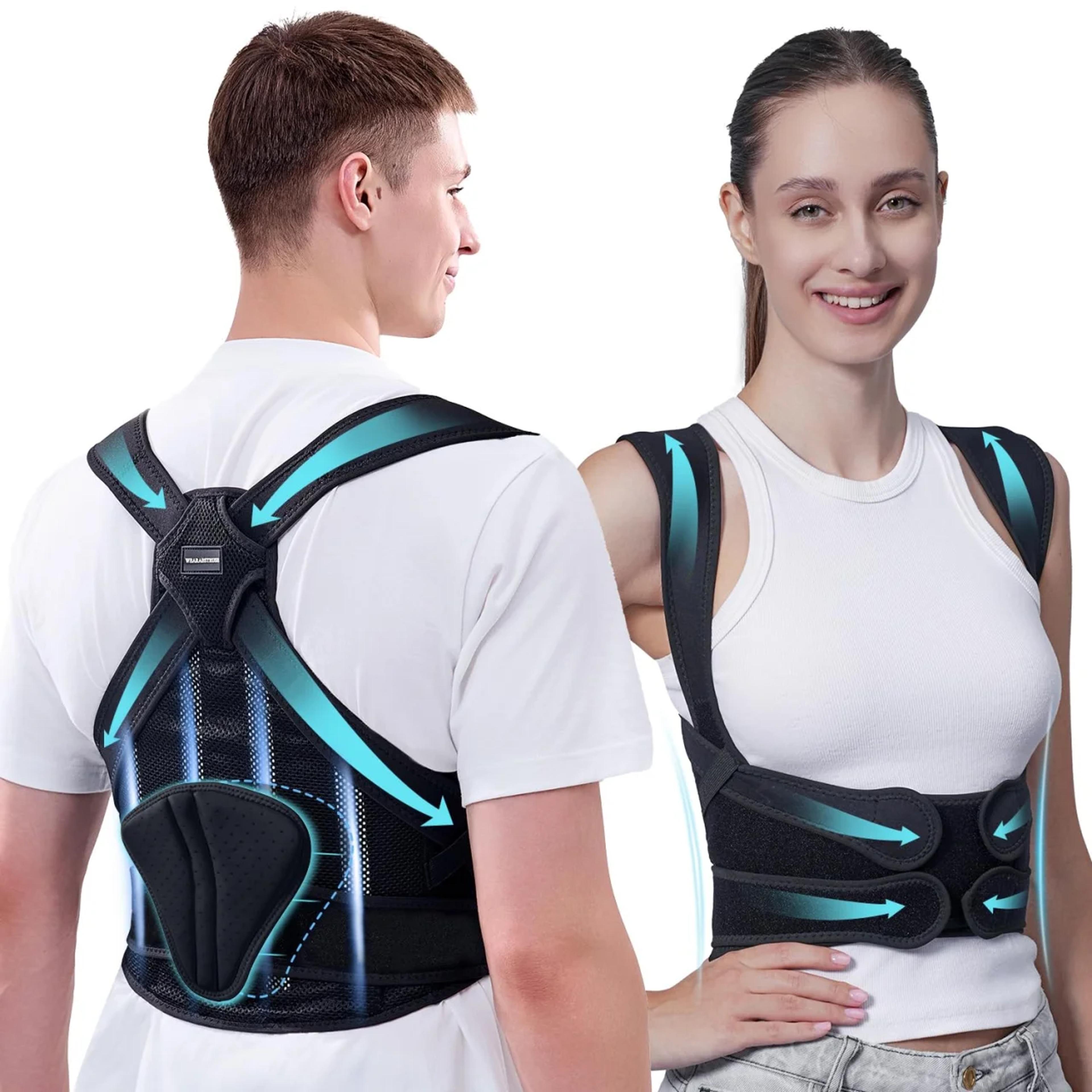 ergoalign posture corrector back support brace for spine alignment & anti hunchback training