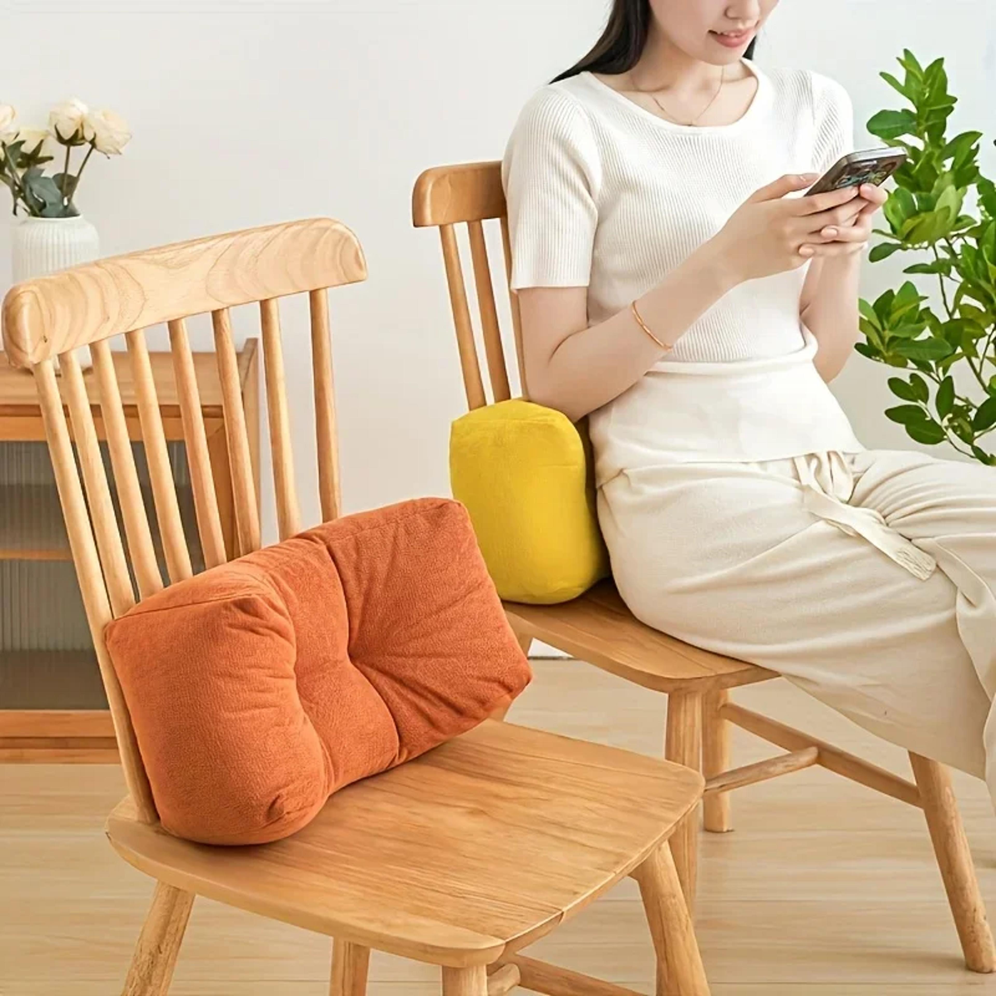 ergonomic lumbar support pillow for office chair back support and lower back relief