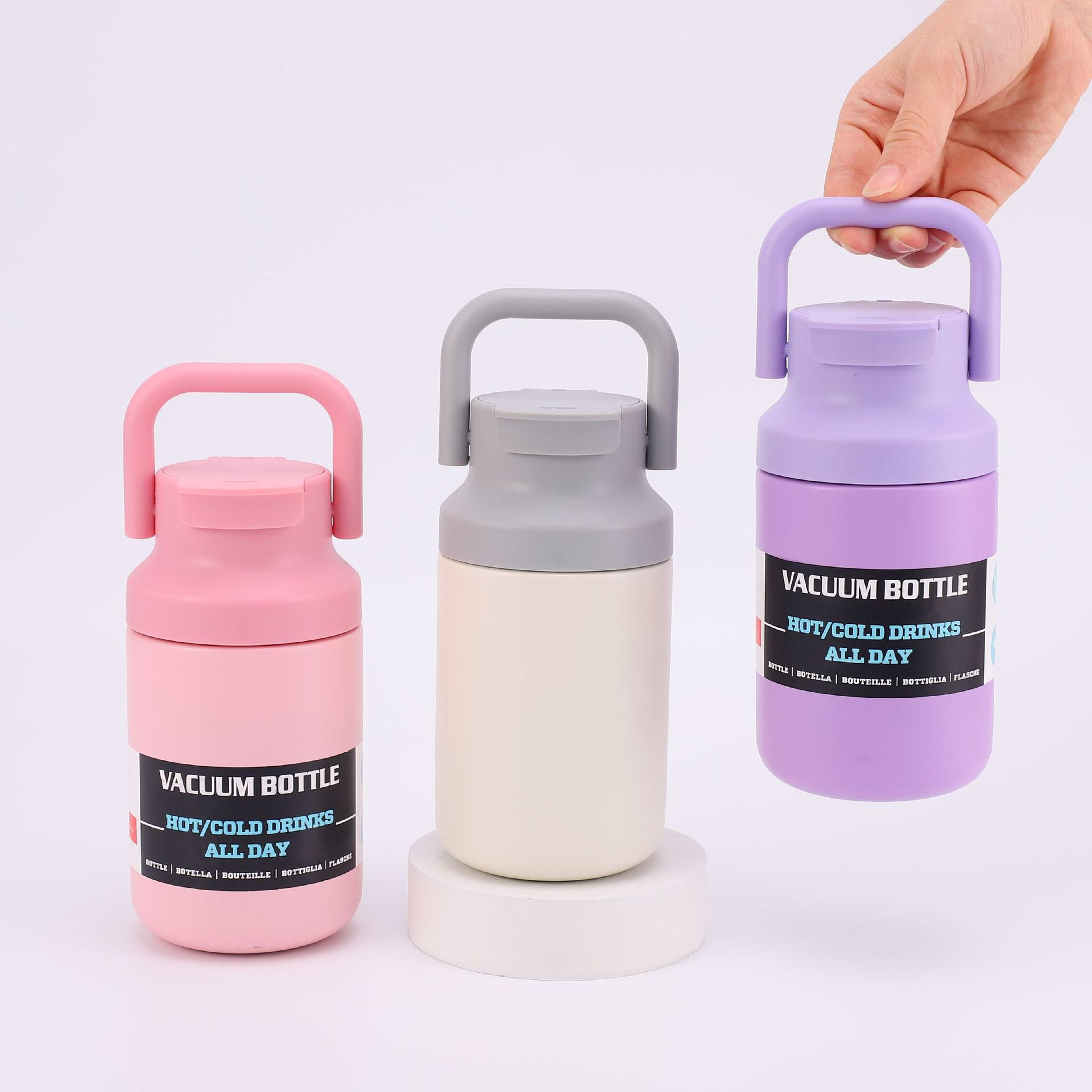 portable vacuum insulated water bottle stainless steel tumbler for car & outdoor