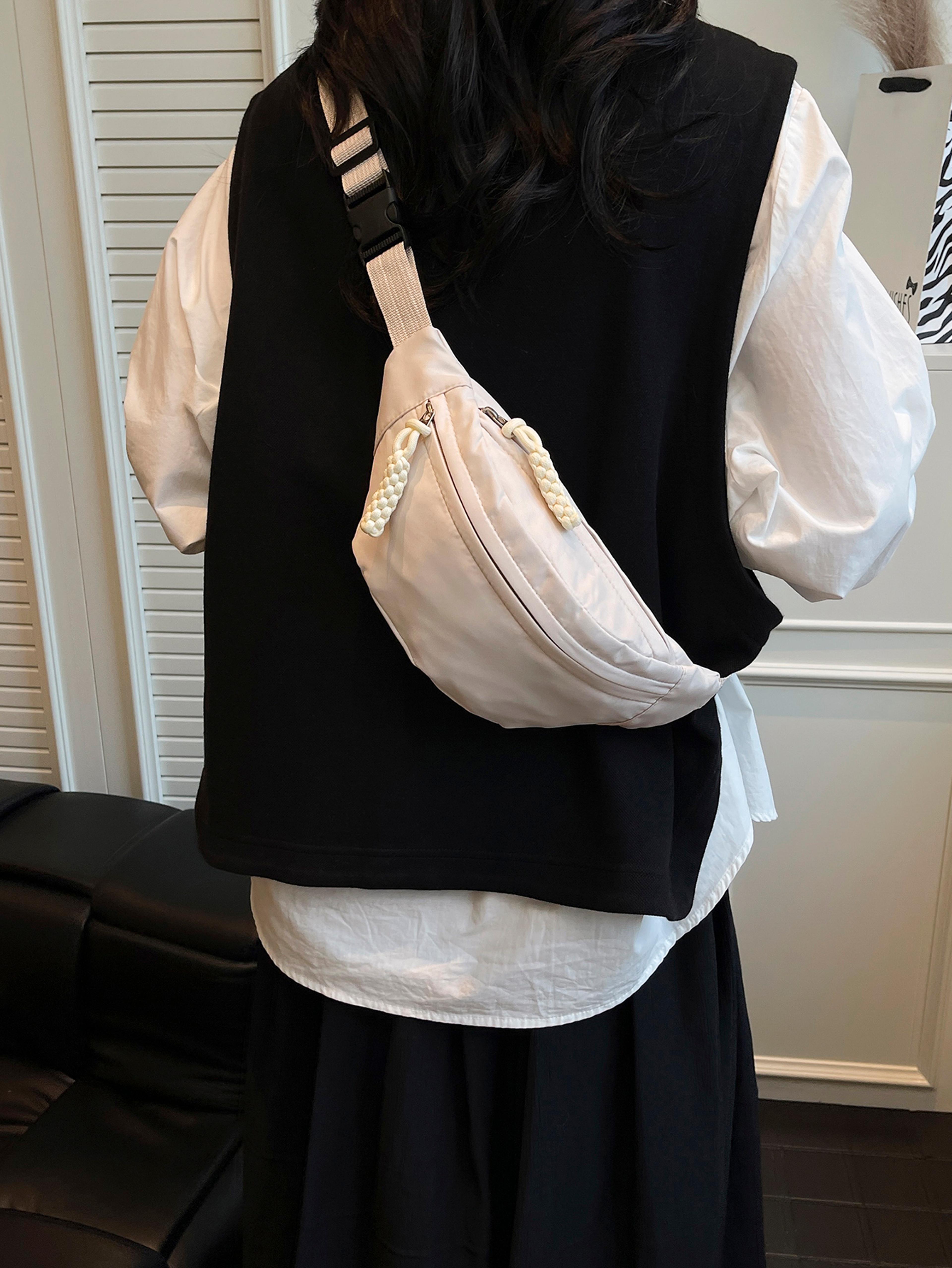 multi pocket crossbody sling bag for women versatile travel & commuting chest bag