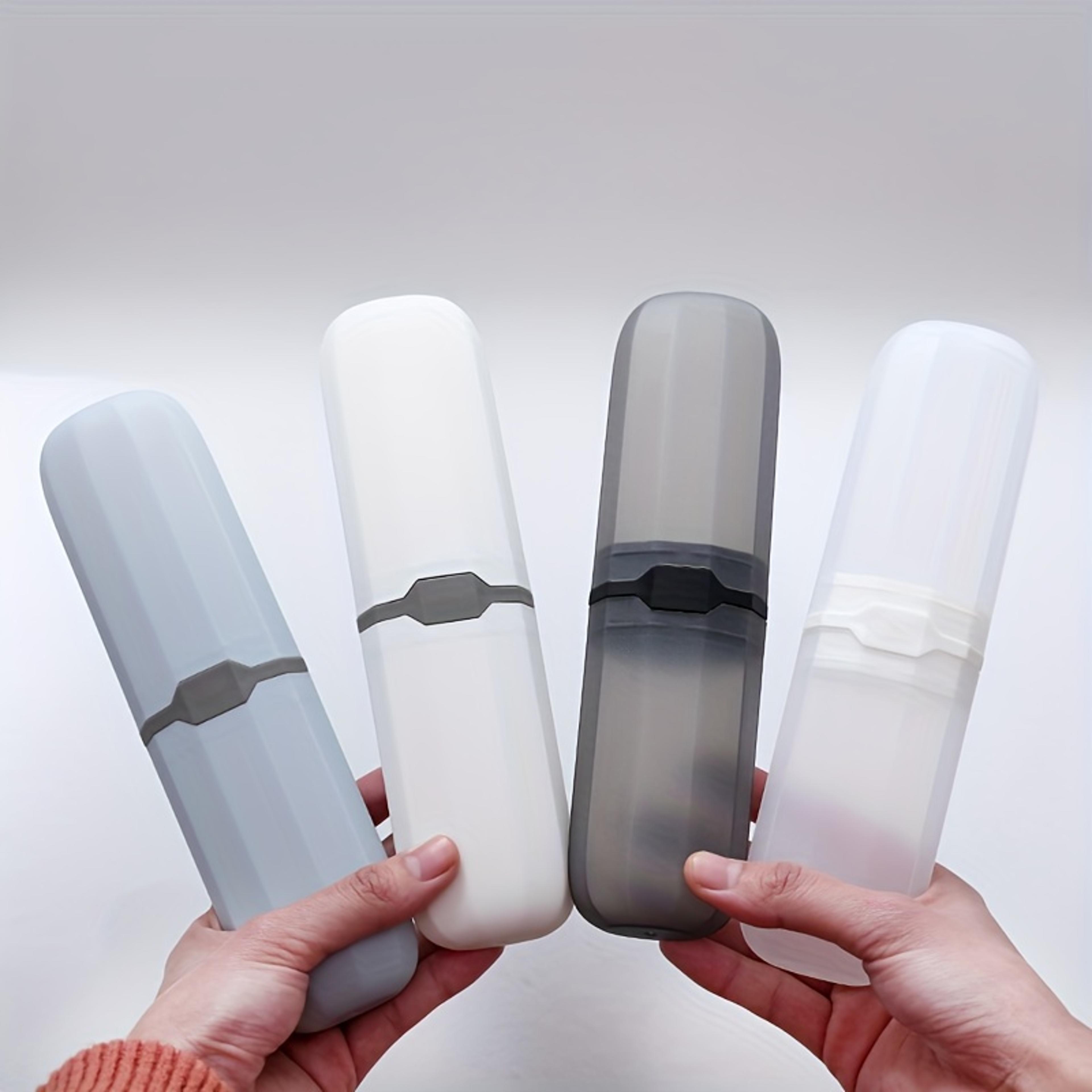 portable travel toothbrush case and multi purpose storage cup organizer