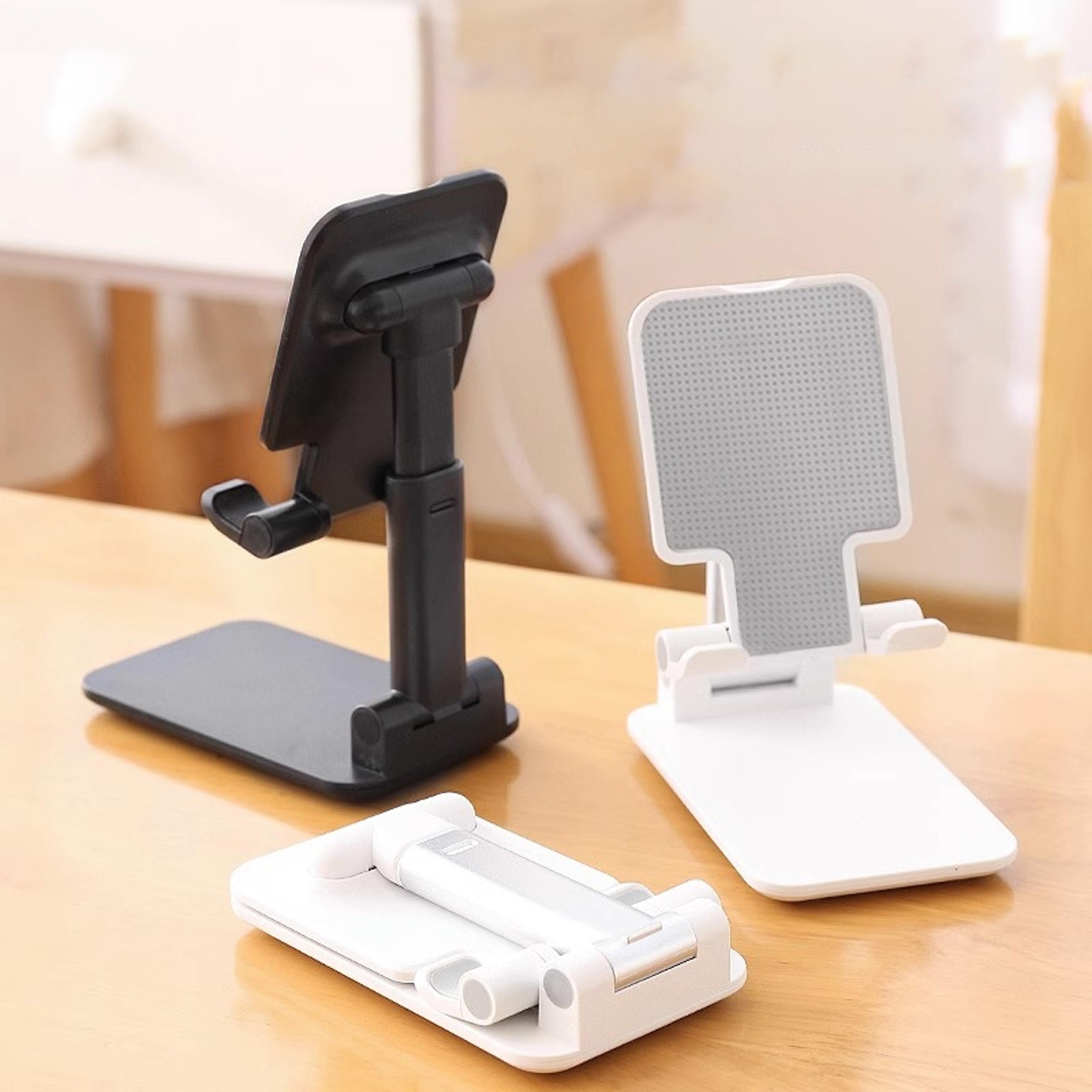 adjustable desk phone holder stand universal tablet and cell phone stand for desk