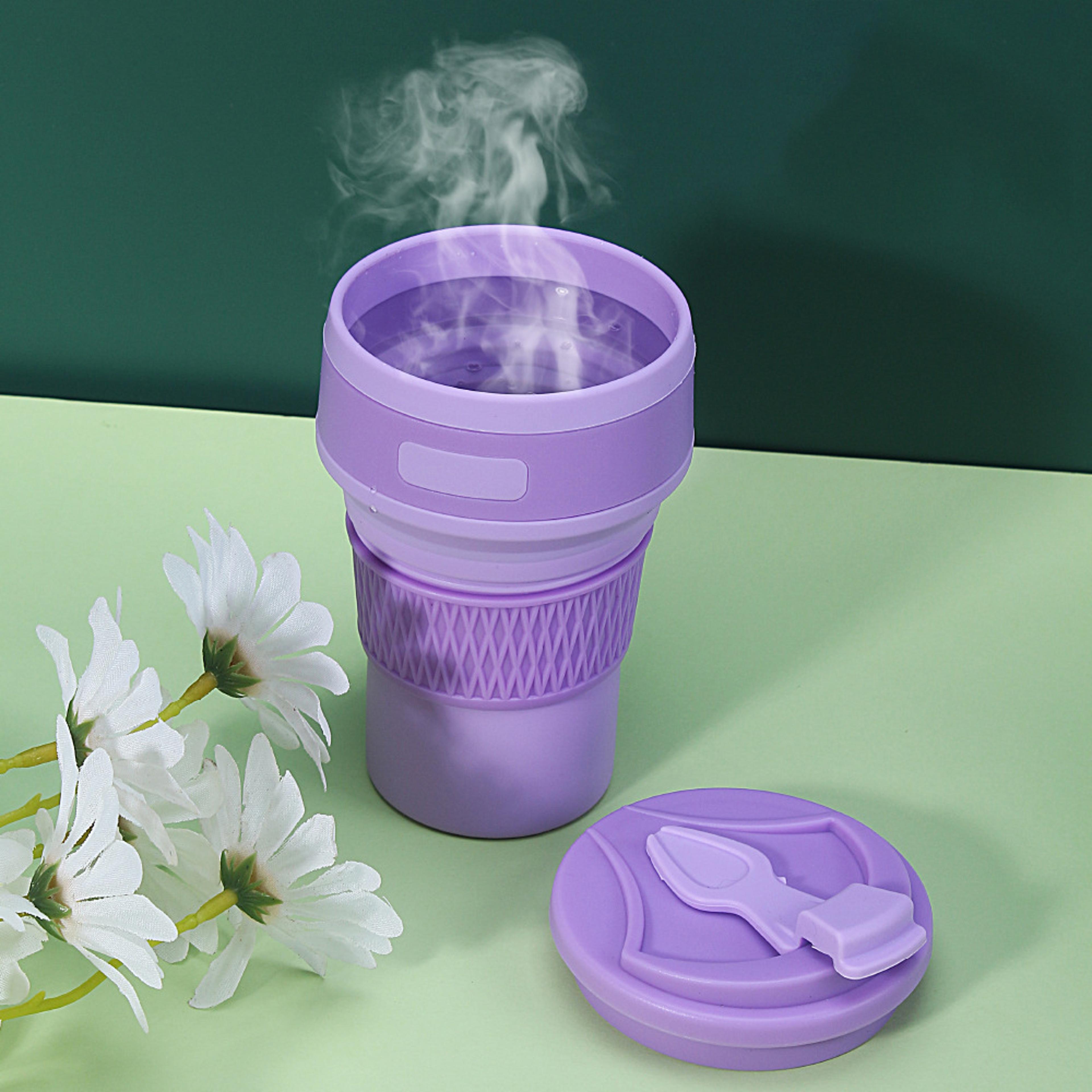 collapsible travel cup silicone folding cup for camping coffee and daily carry