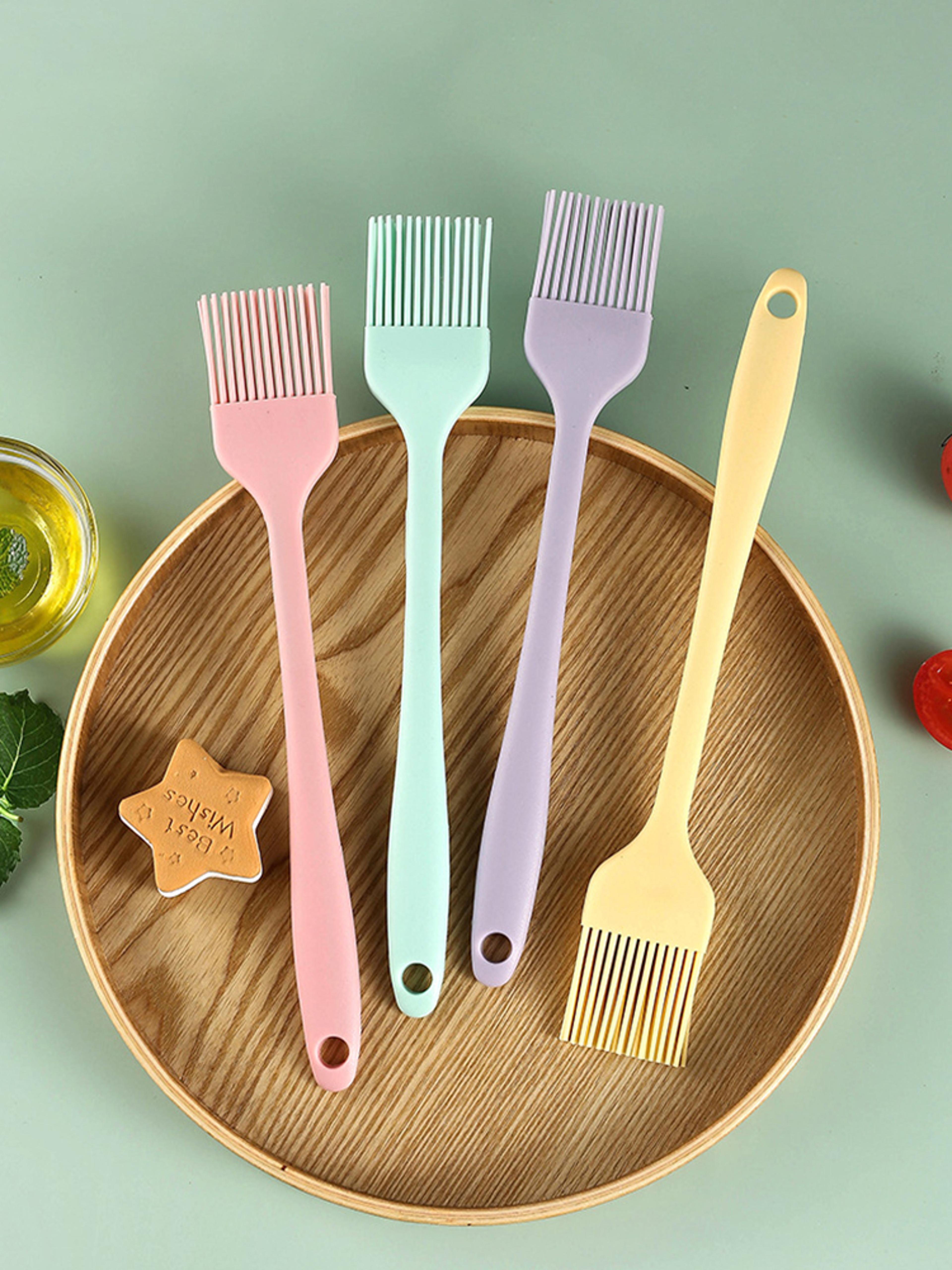heat resistant silicone basting brush for bbq baking and everyday cooking