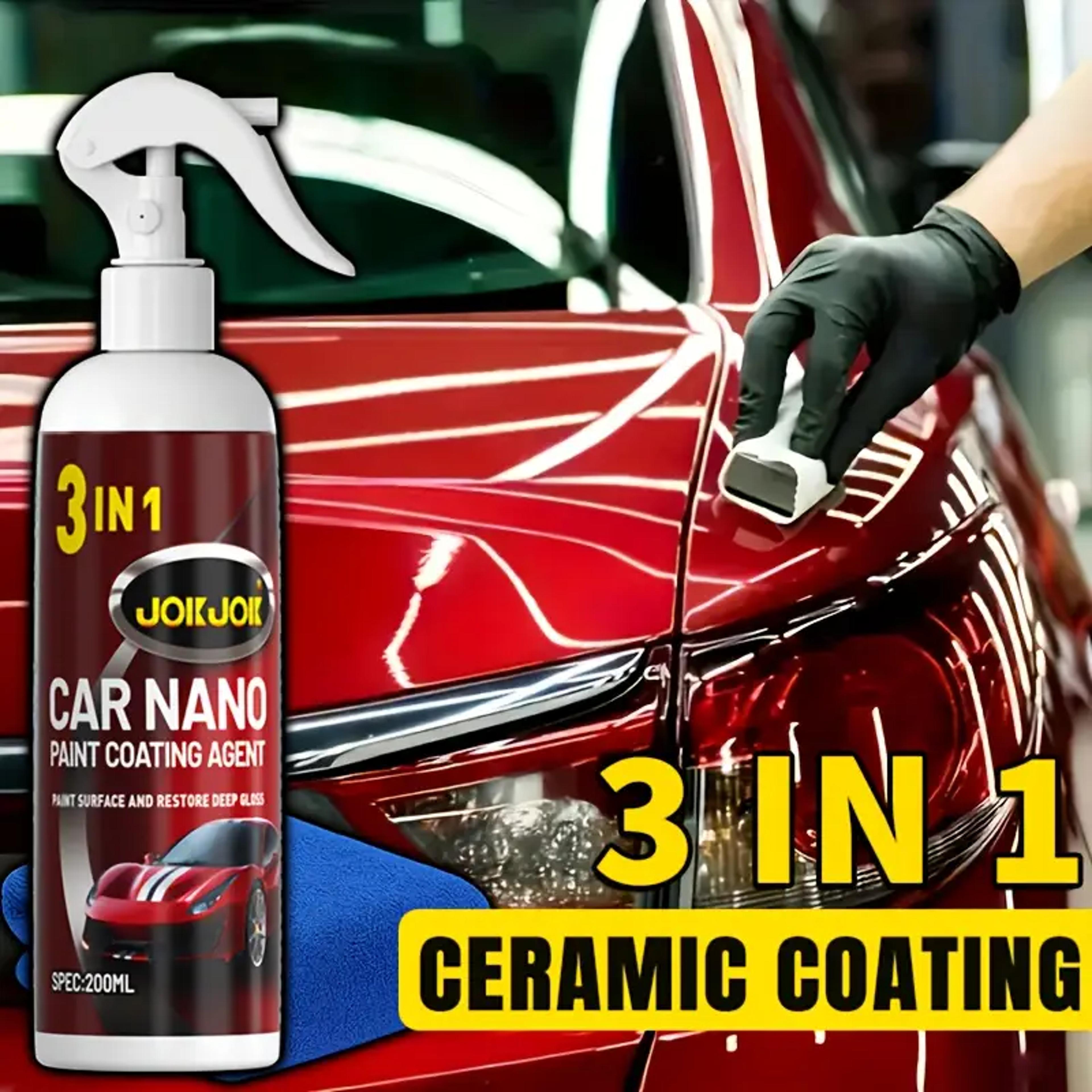 ceramic coating spray for cars hydrophobic paint and trim restorer