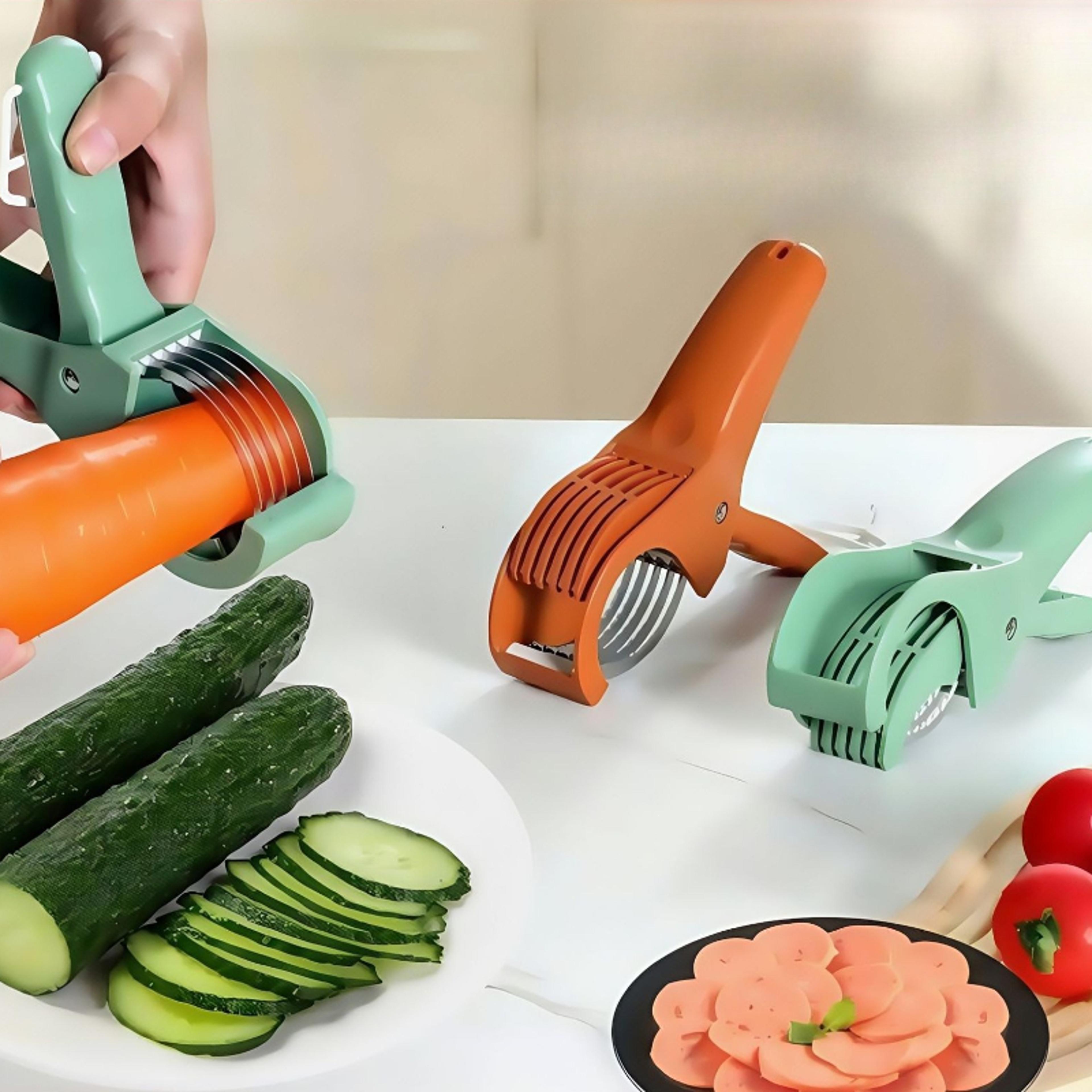 multi functional stainless steel vegetable and fruit slicer versatile kitchen salad slicing machine