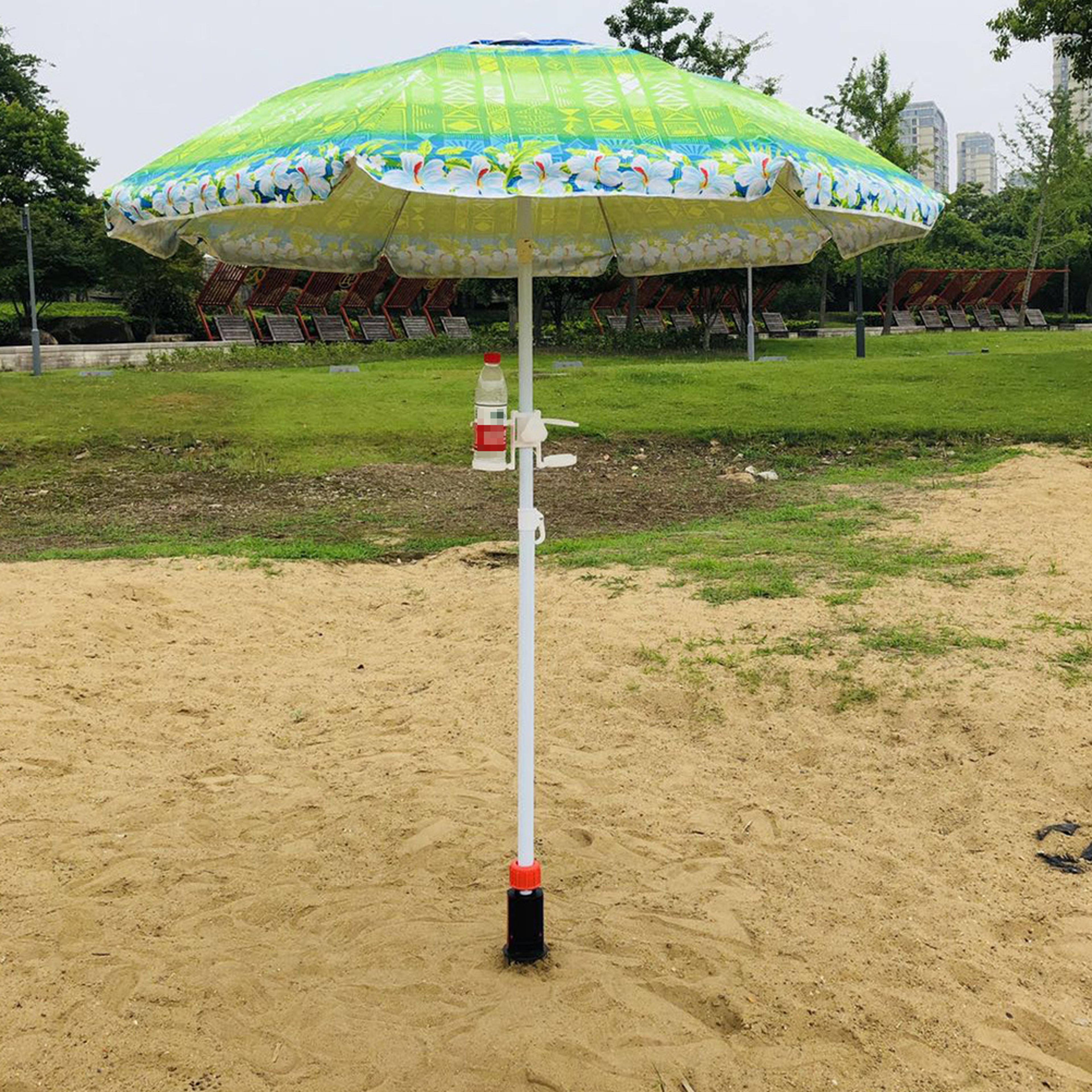 heavy duty beach umbrella anchor spiral ground stake for sand lawn and patio