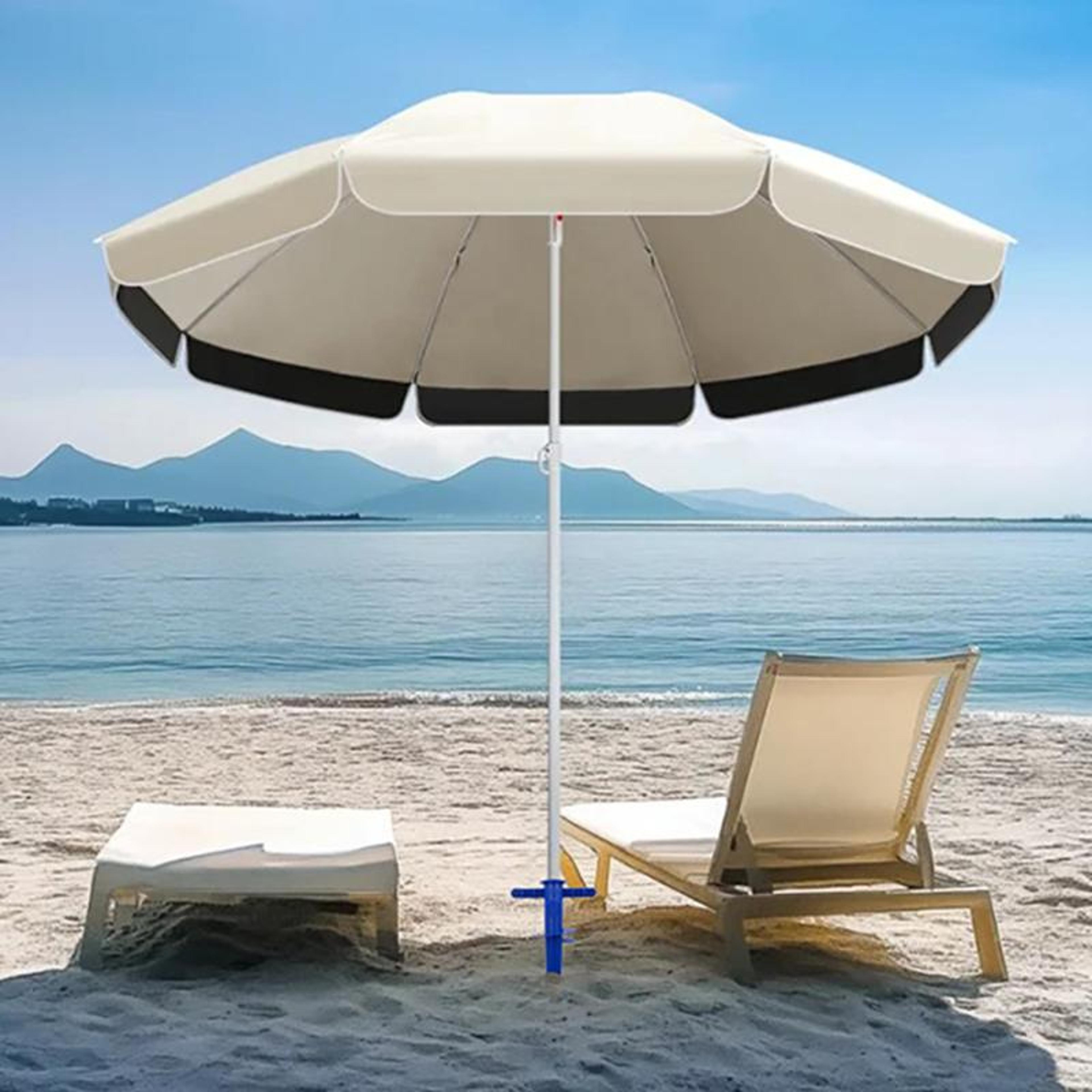 universal beach umbrella sand anchor stand for patio and garden
