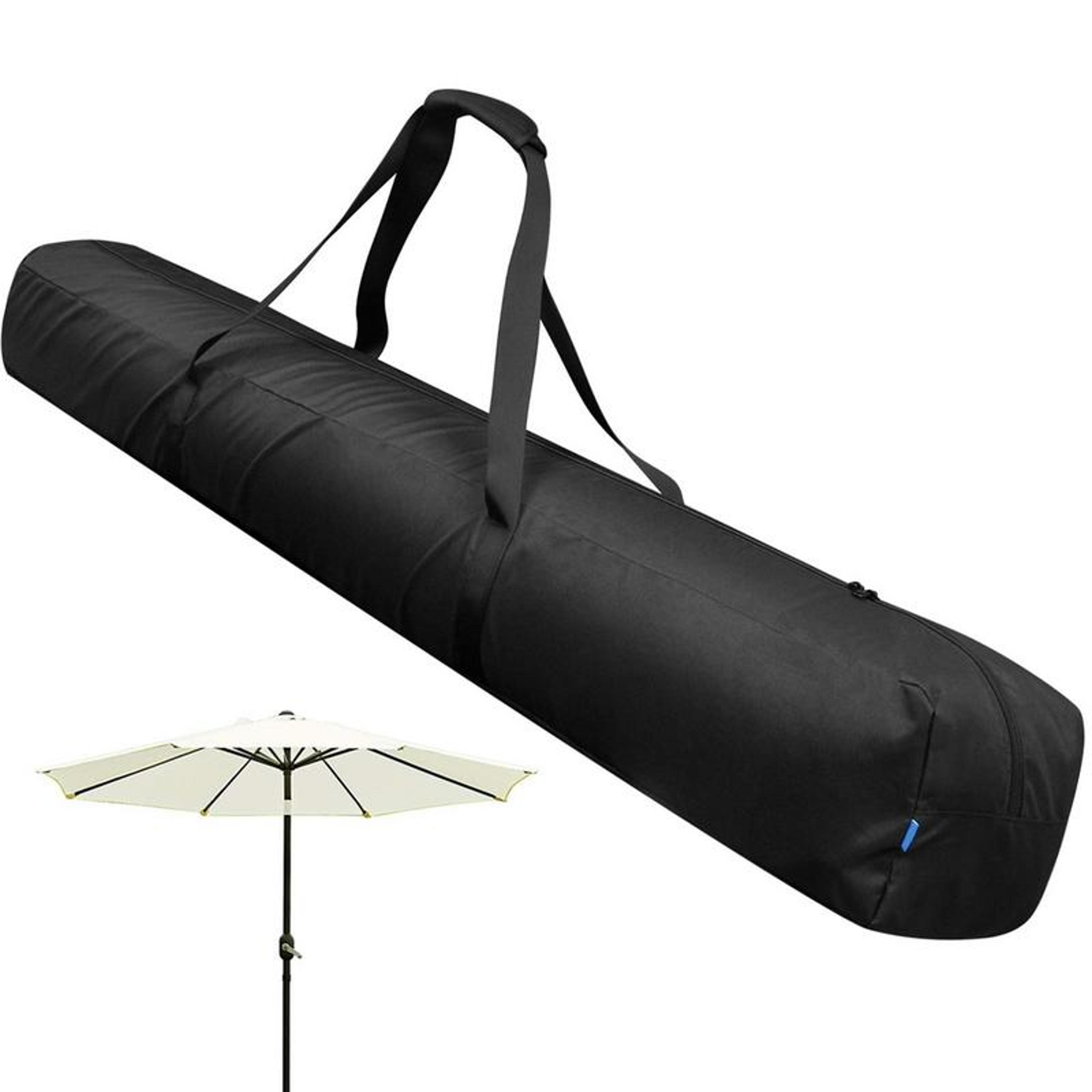 portable beach umbrella carry bag with shoulder strap and protective storage sleeve