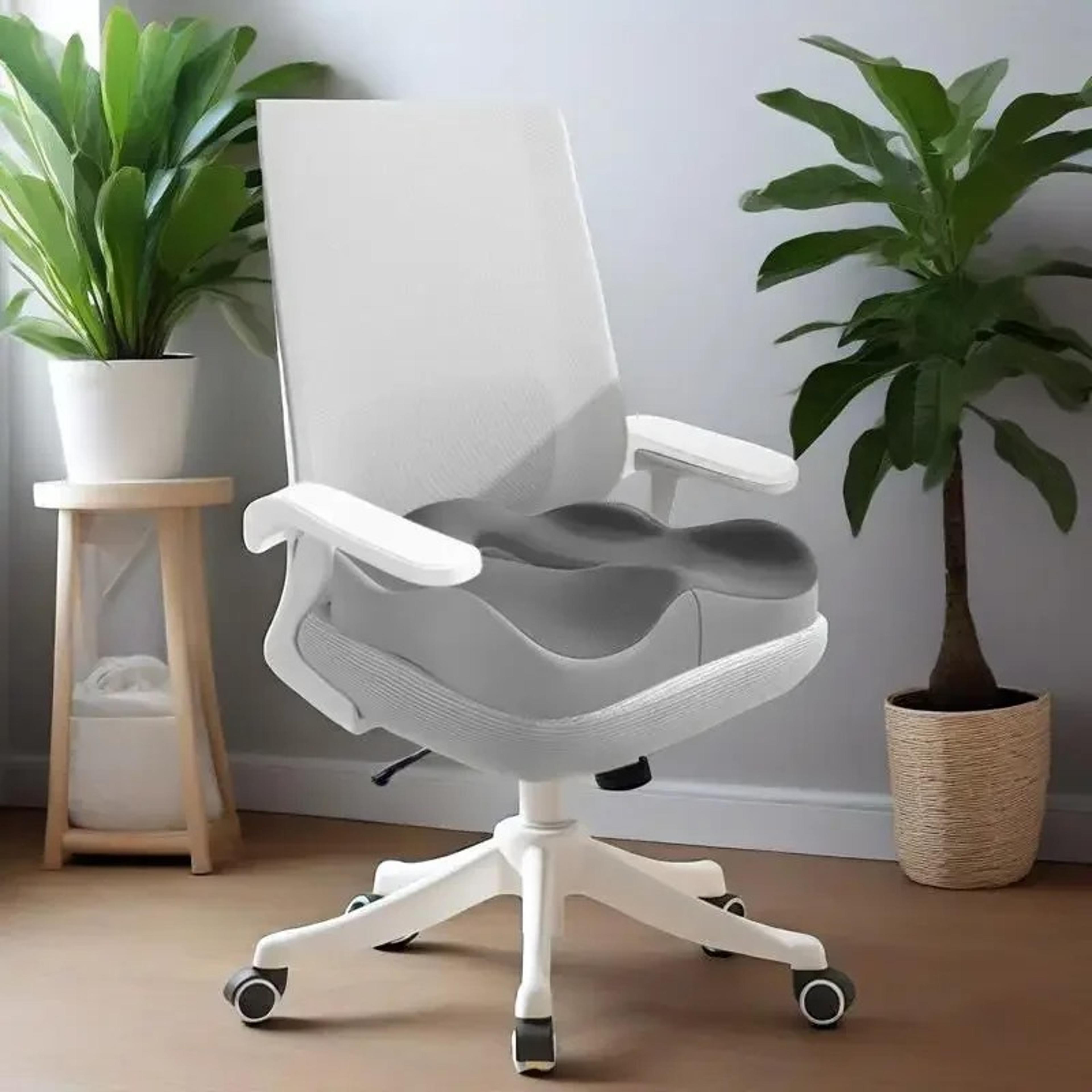 ergonomic memory foam seat cushion for tailbone pain relief and posture support