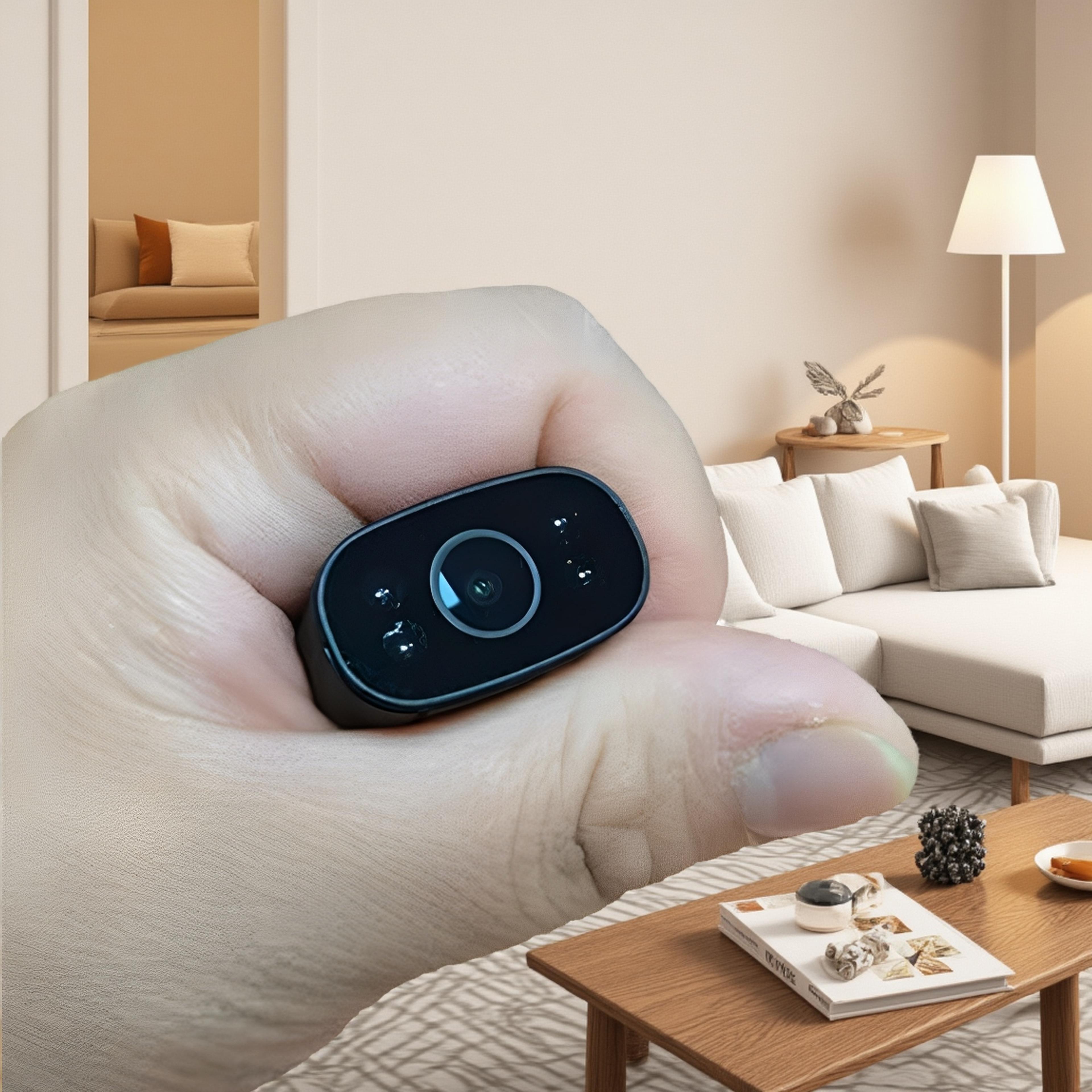 smart indoor security camera with night vision and motion detection for total home peace of mind