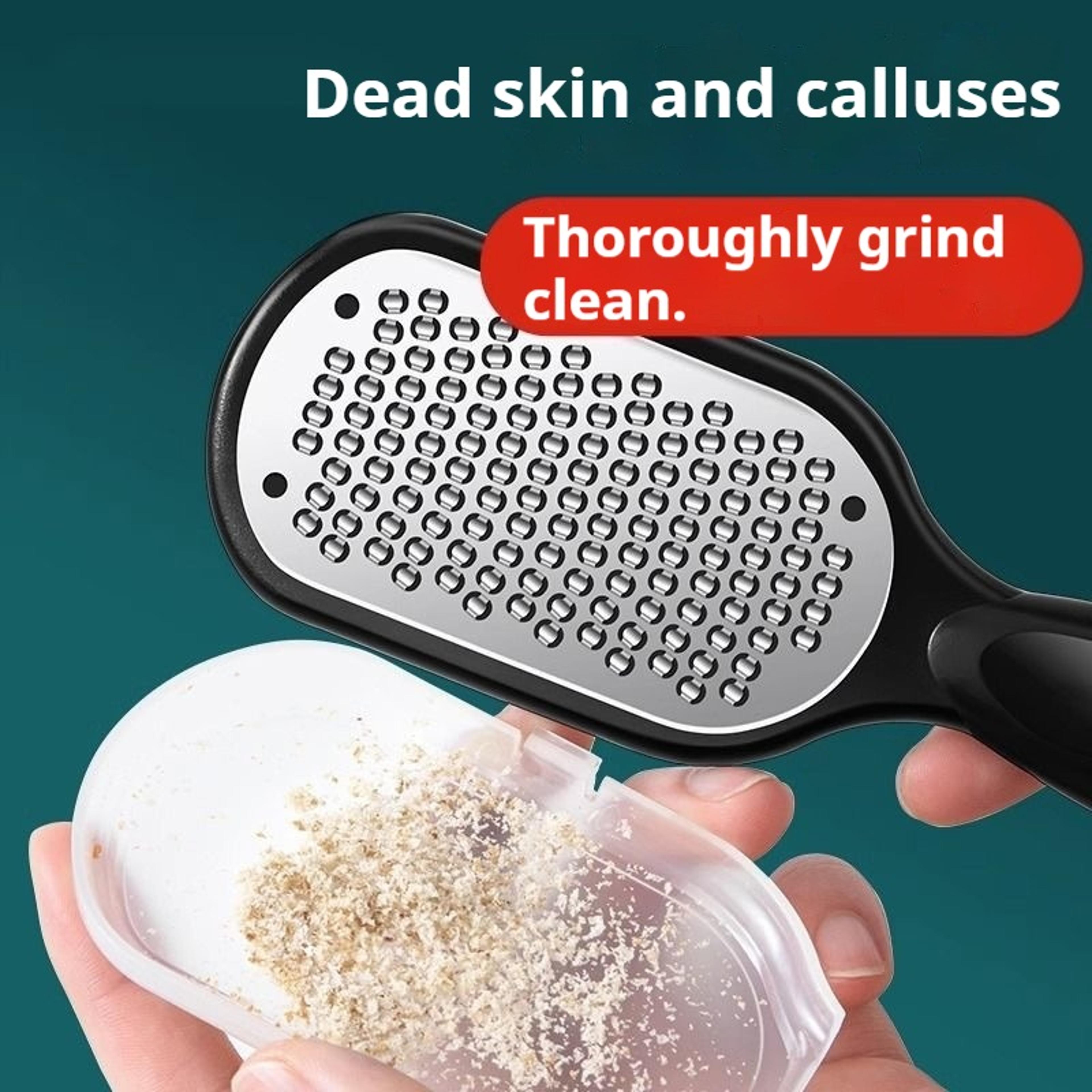 double-sided foot file & callus remover pumice stone for home pedicure & foot care