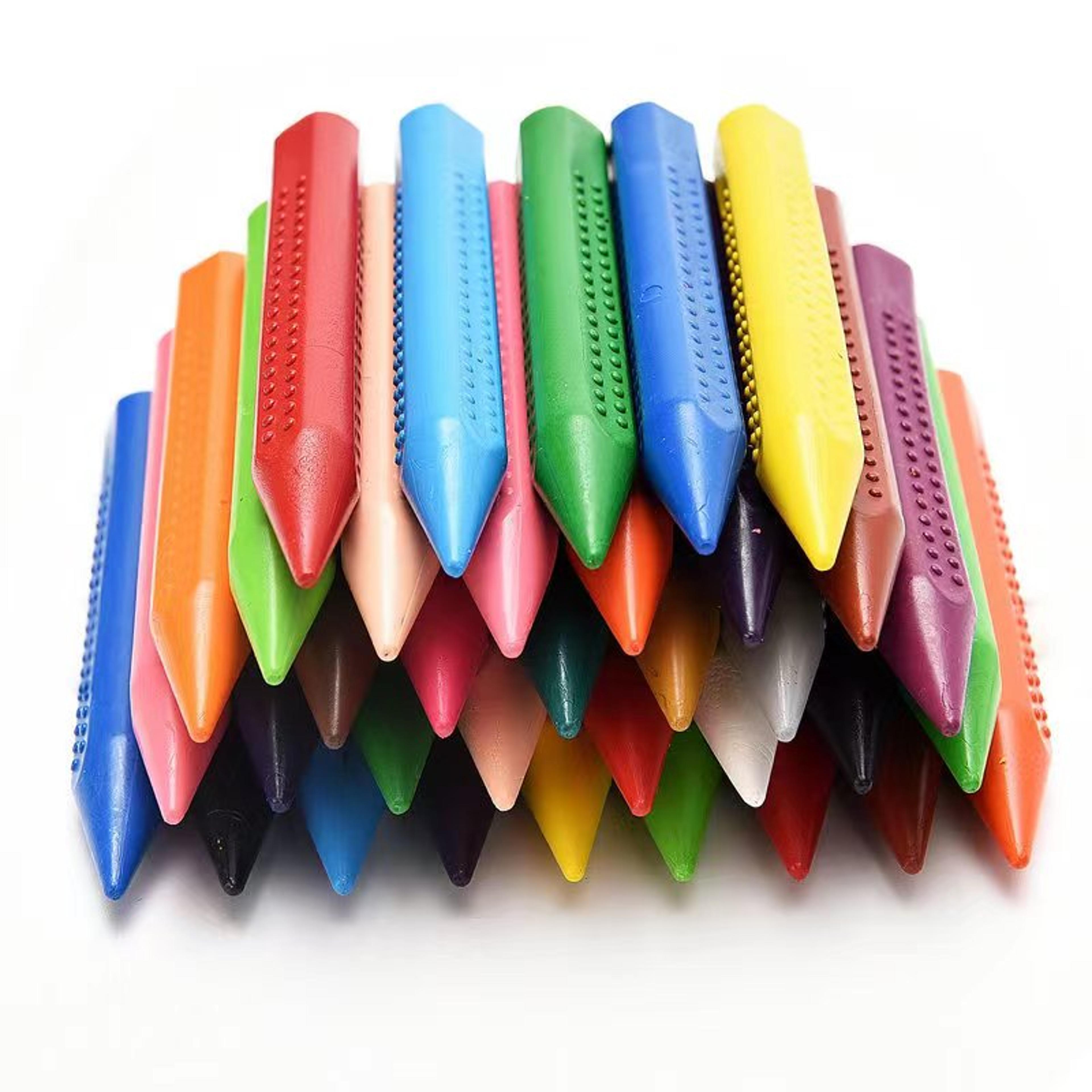 hand safe washable crayons non toxic colored art sticks for kids