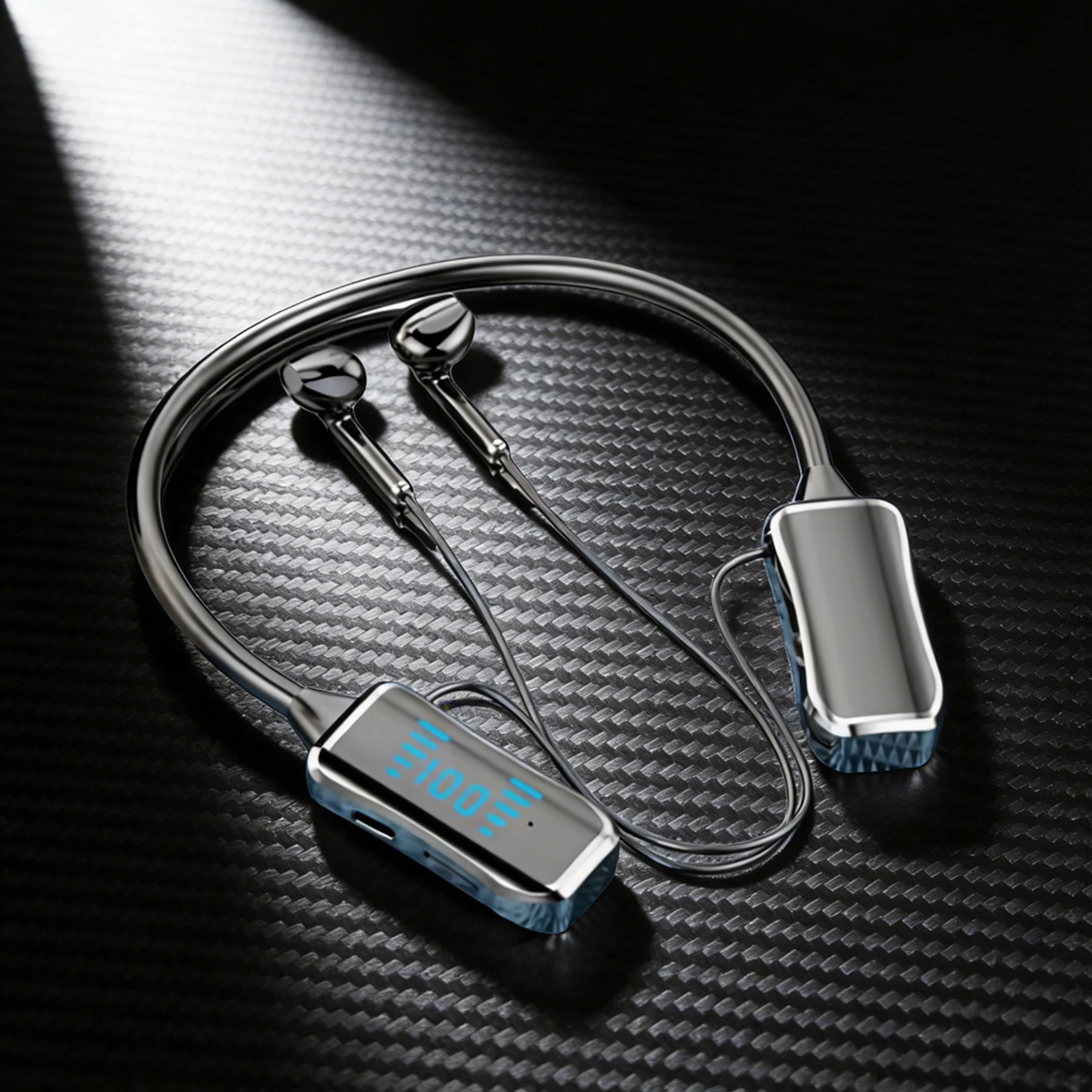 magnetic neckband wireless bluetooth earphones waterproof sport headset with mic