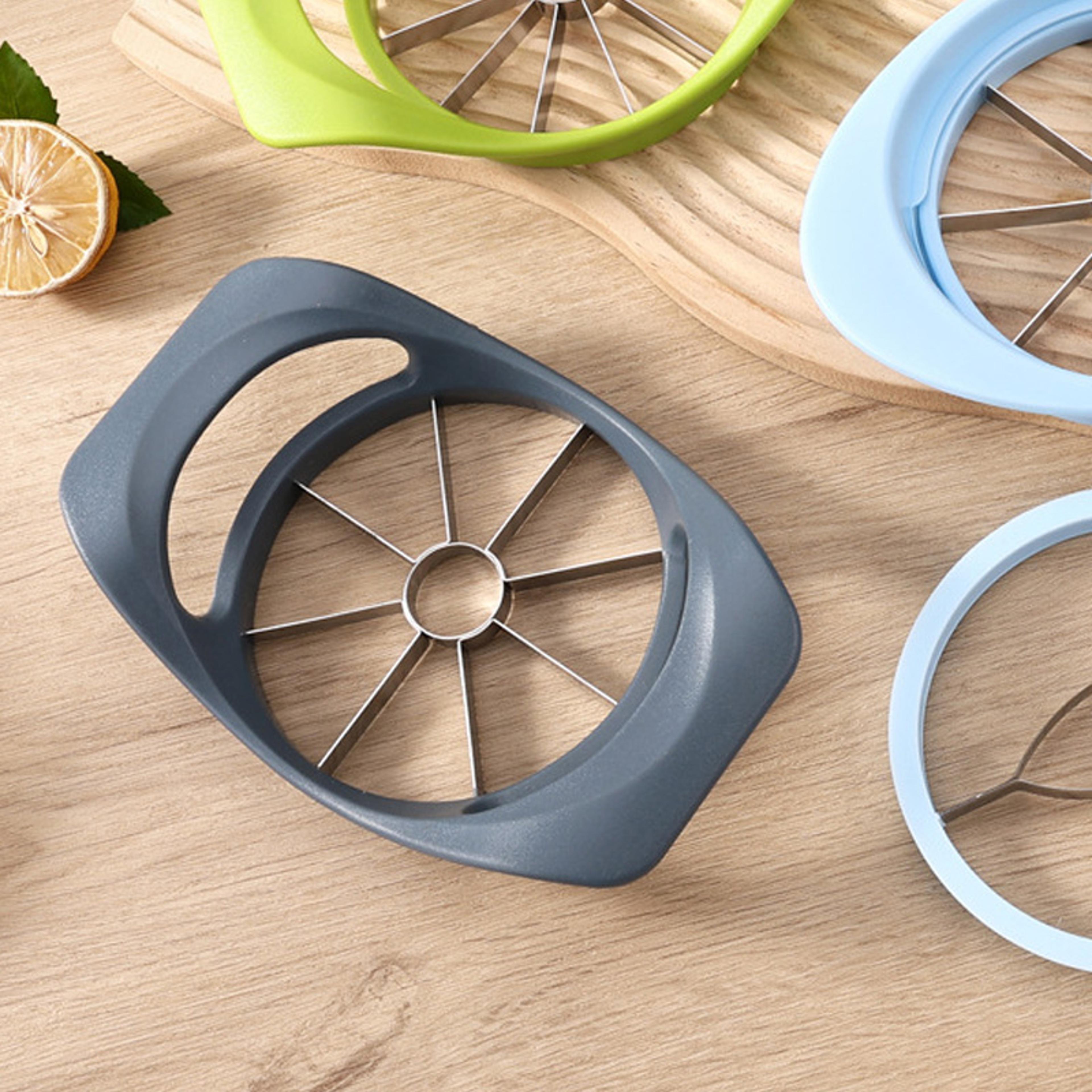 effortless stainless steel fruit corer & apple slicer