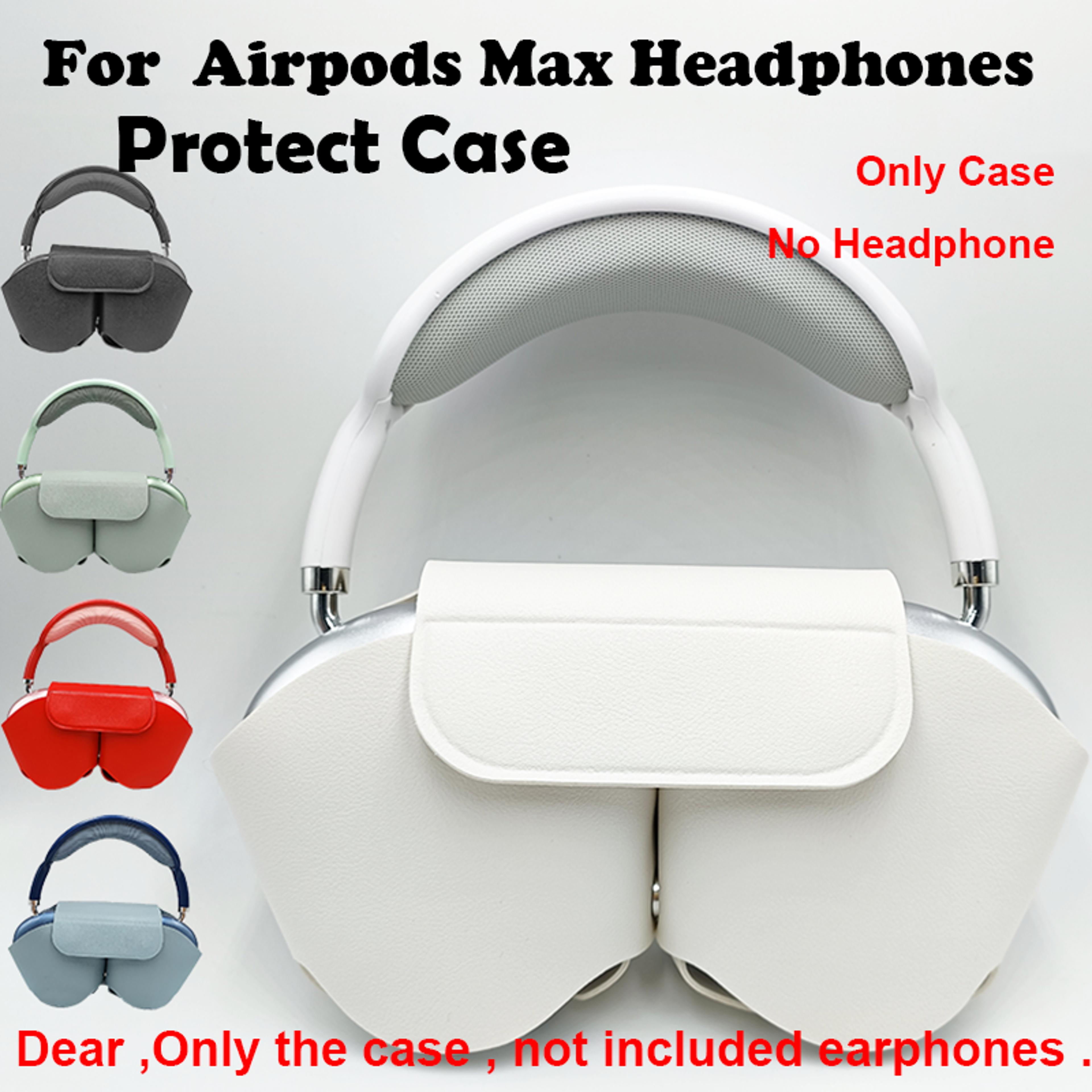 premium airpods max case soft leather protective cover anti scratch & drop guard