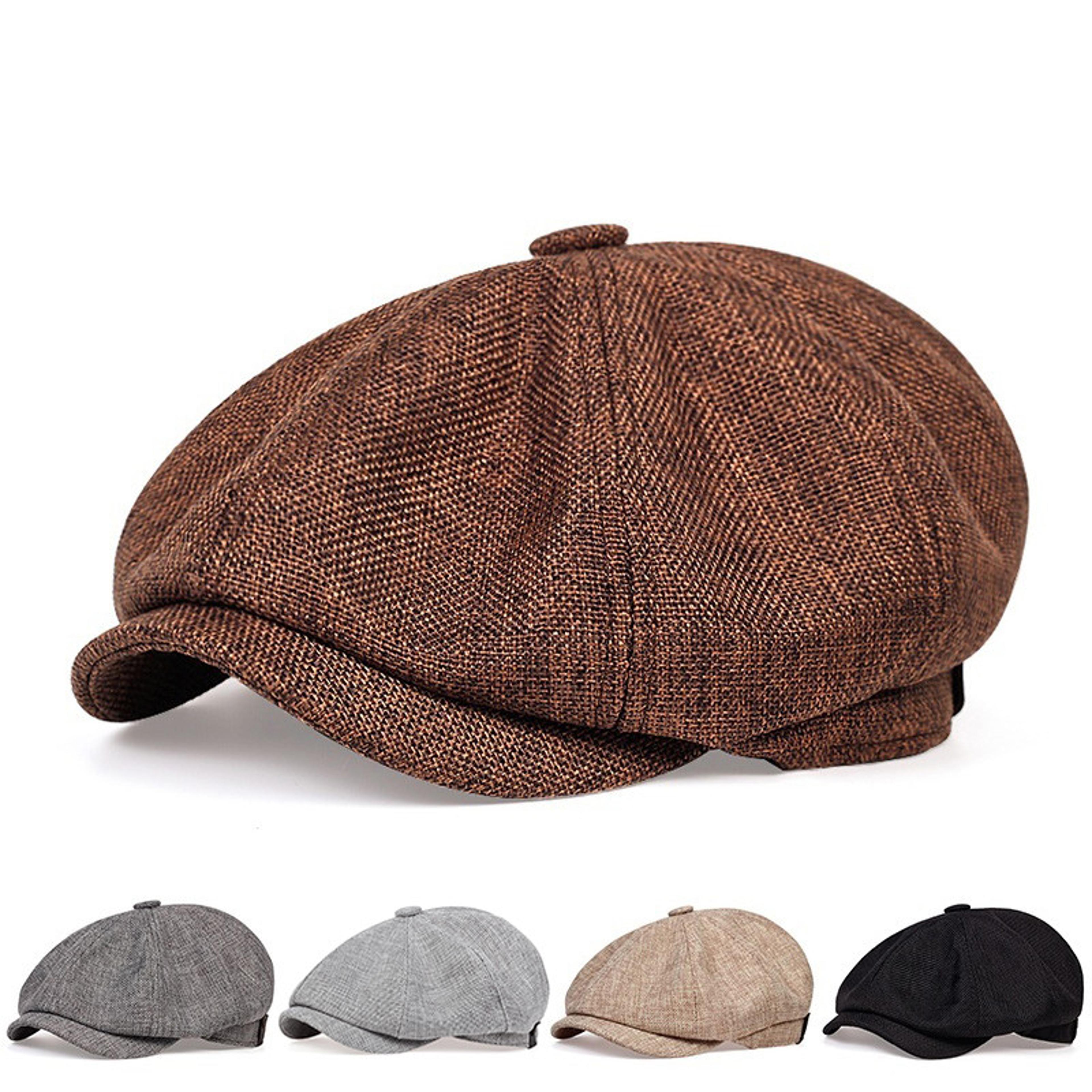 modern retro mens newsboy cap lightweight unisex retro beret hat for spring & summer style