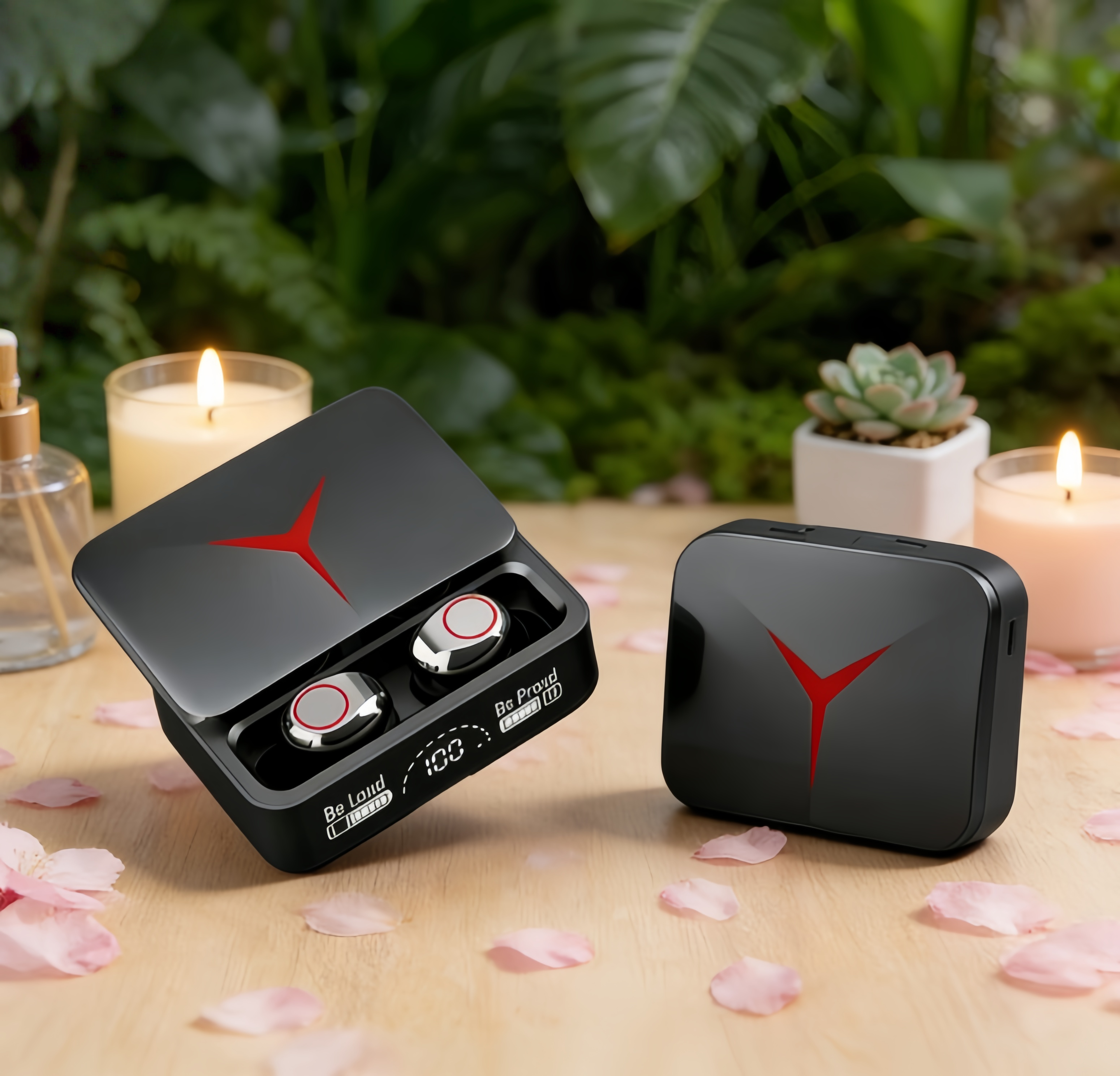 premium tws bluetooth earbuds wireless headphones with touch control & hifi stereo