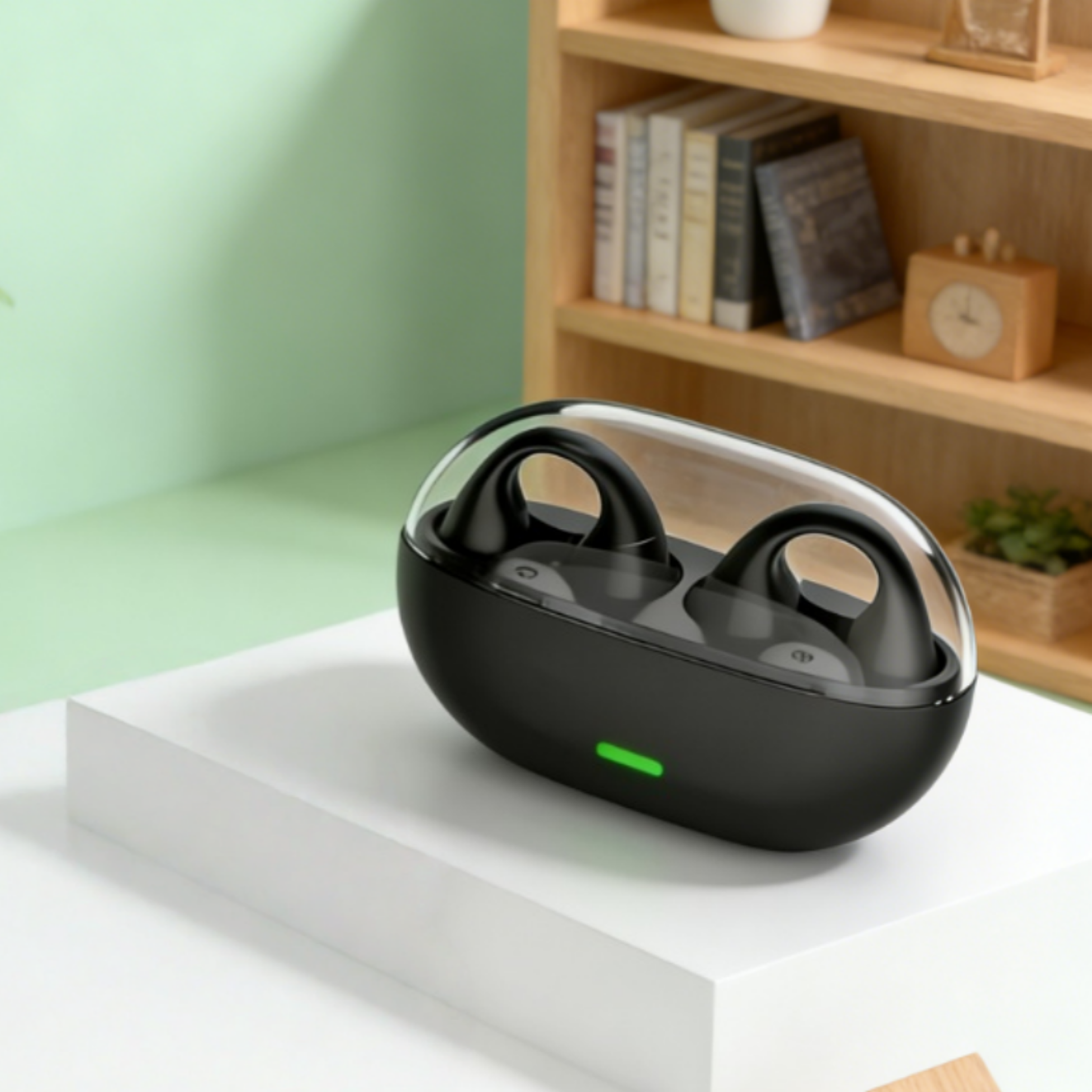 aerofit open ear clip wireless bluetooth headphones