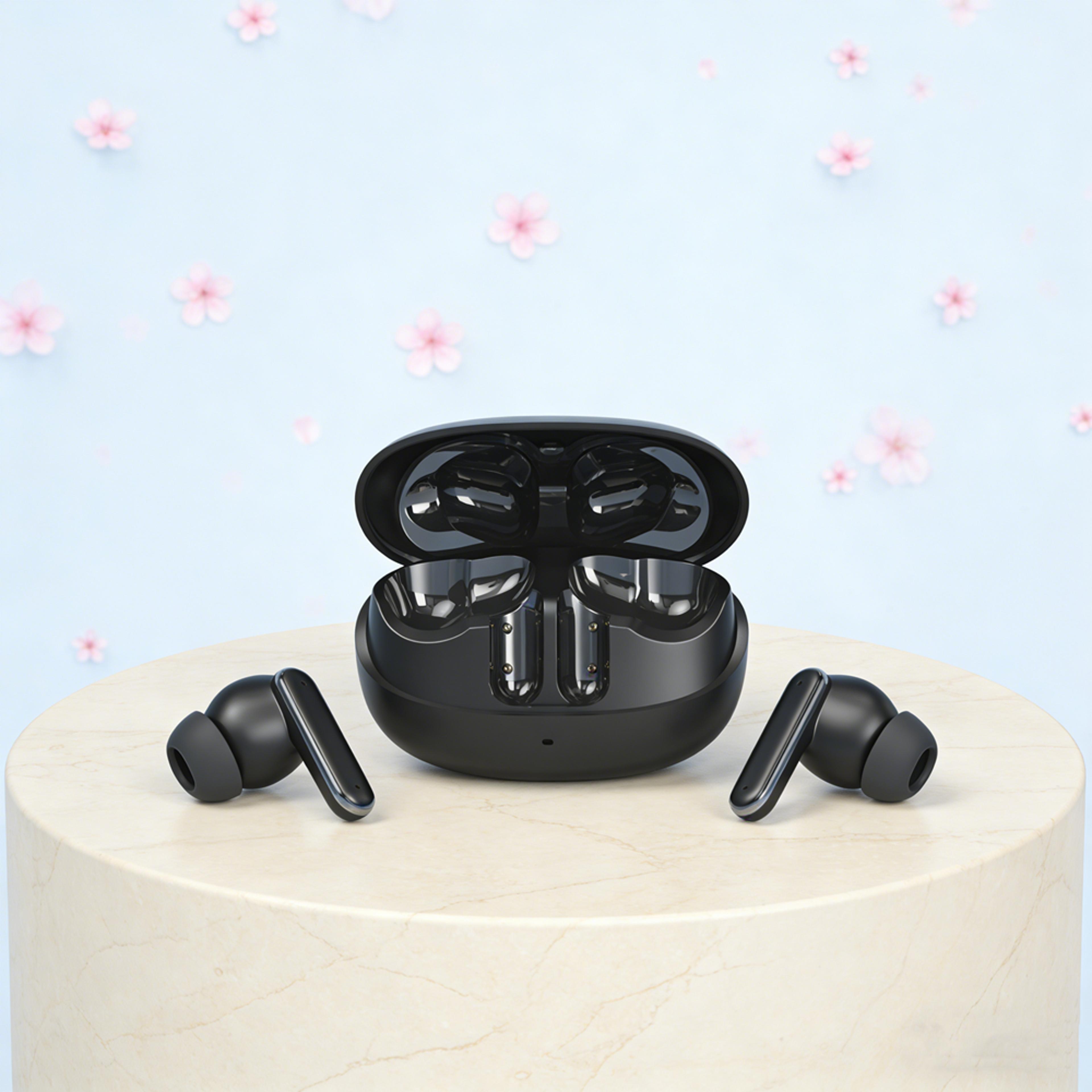 true wireless sports earbuds with mic noise canceling audio