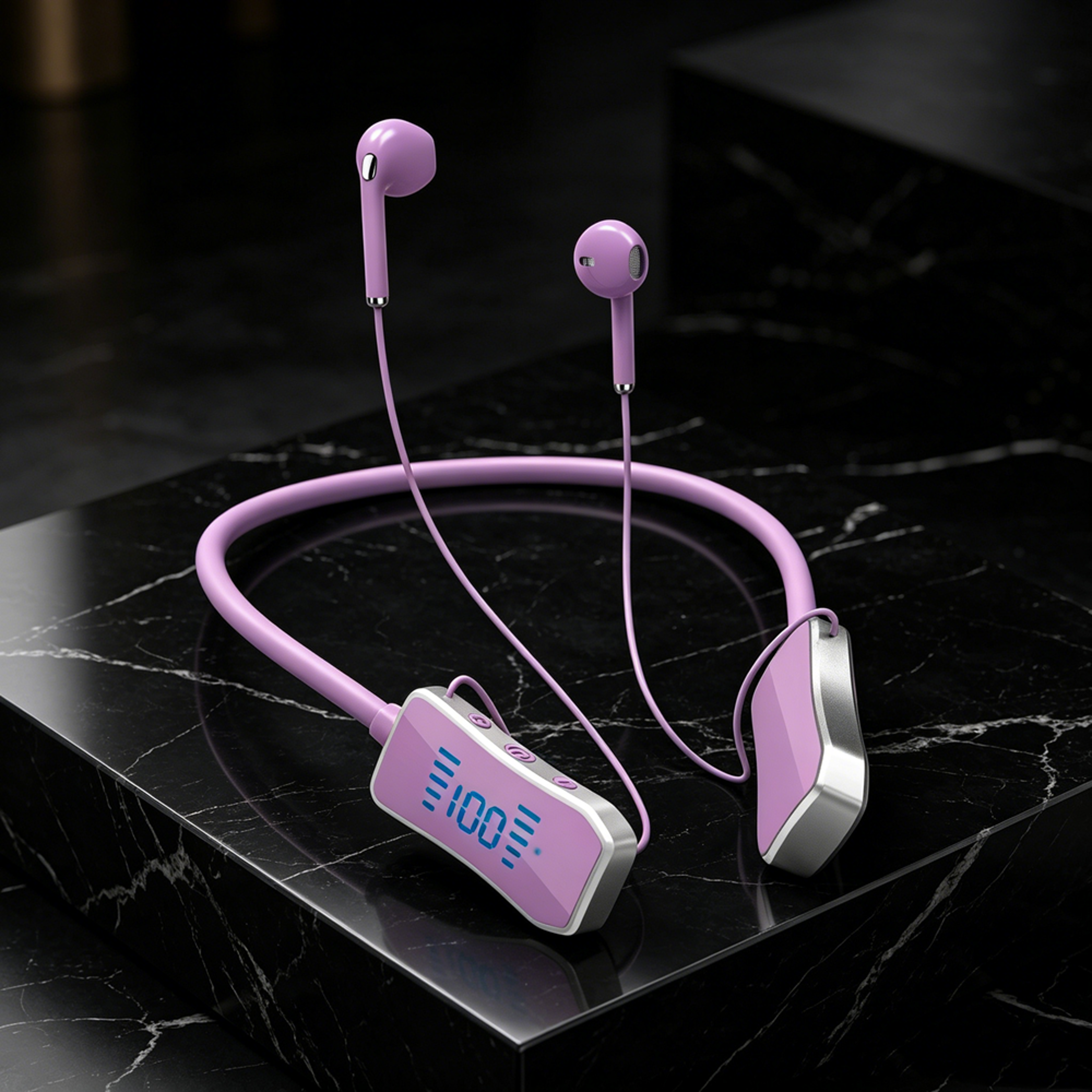 wireless neckband earbuds with mic magnetic waterproof sport bluetooth earphones