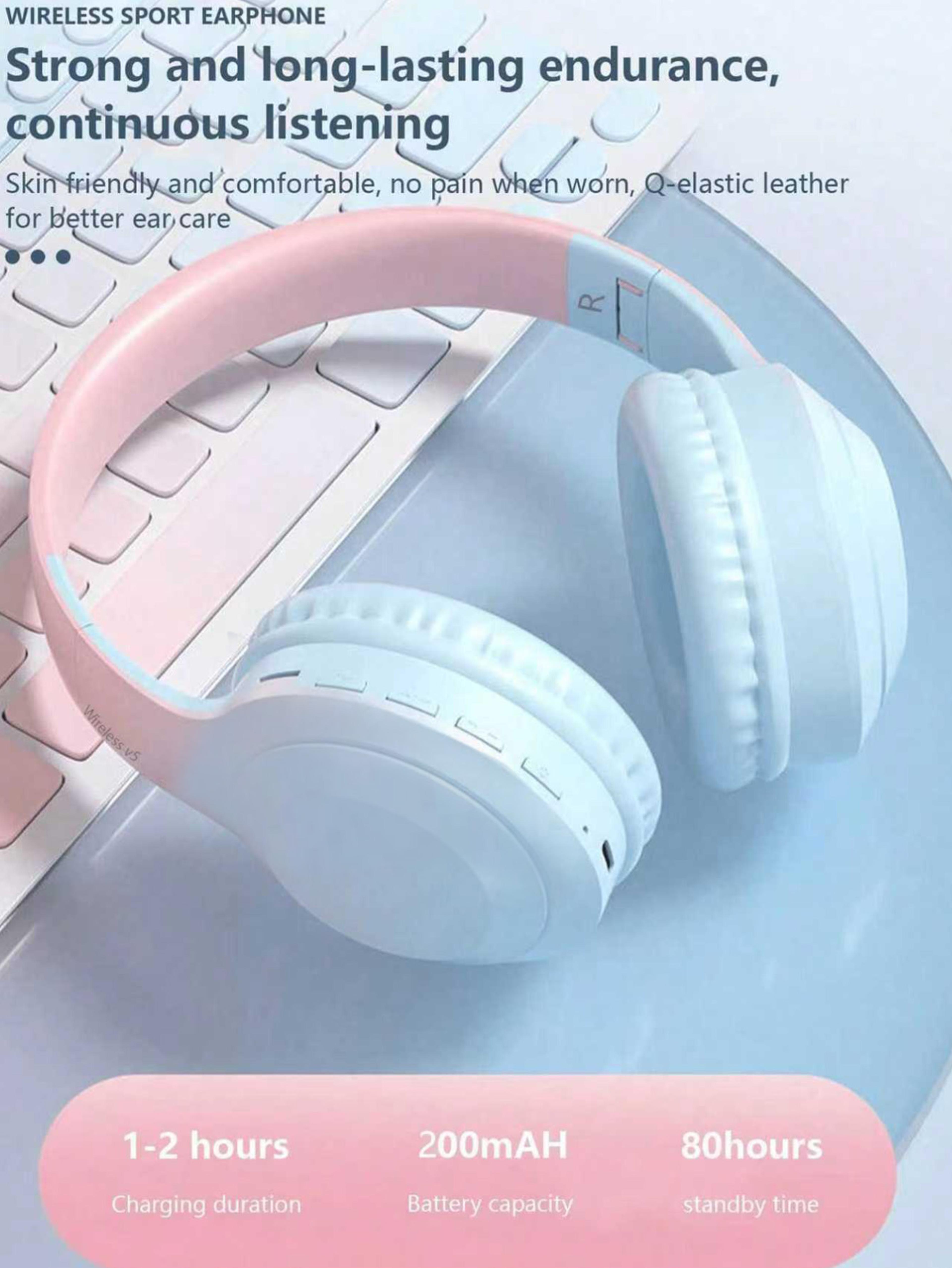 premium foldable wireless gaming headset with low latency & noise cancelling mic
