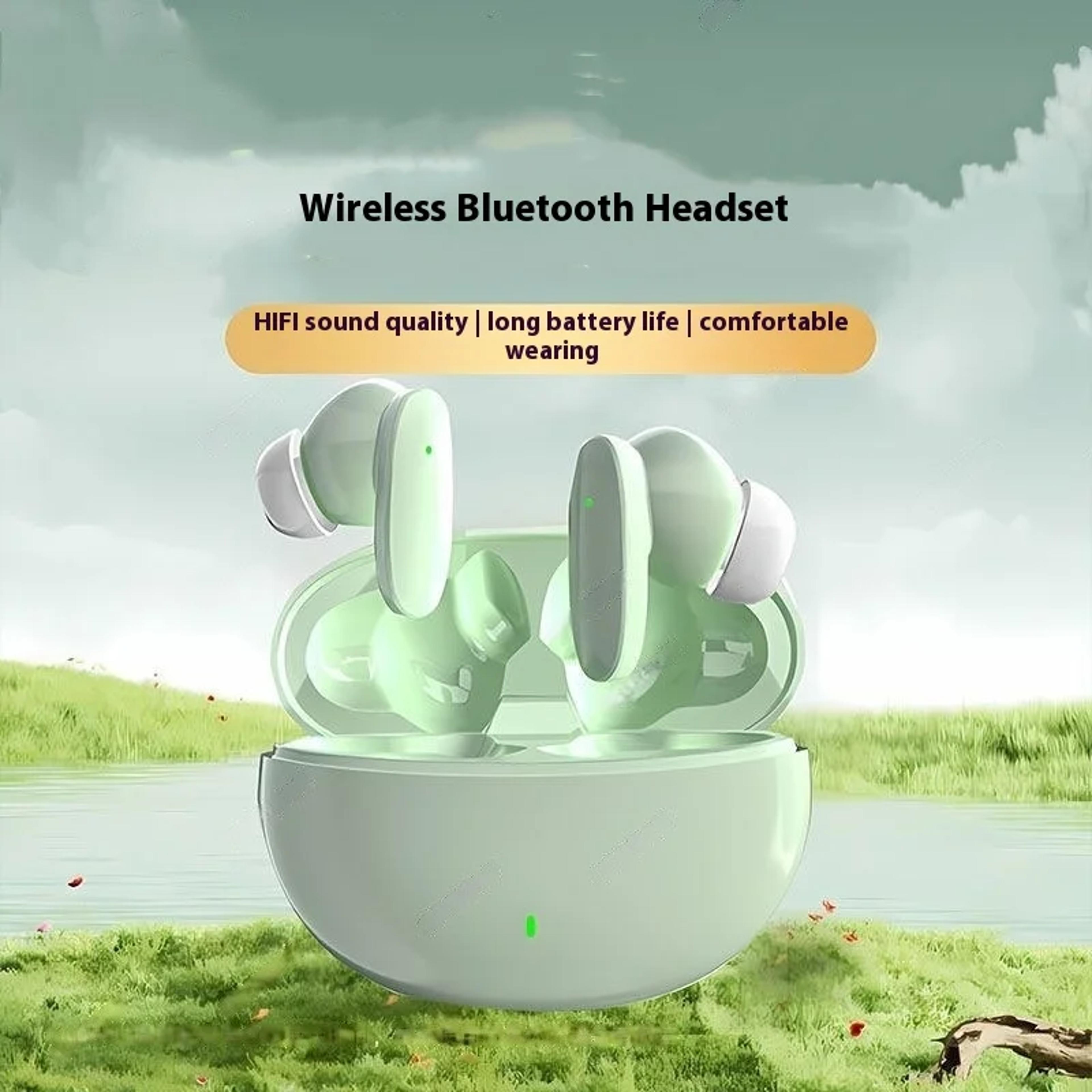 wireless hi fi bluetooth earbuds with noise reduction & game mode